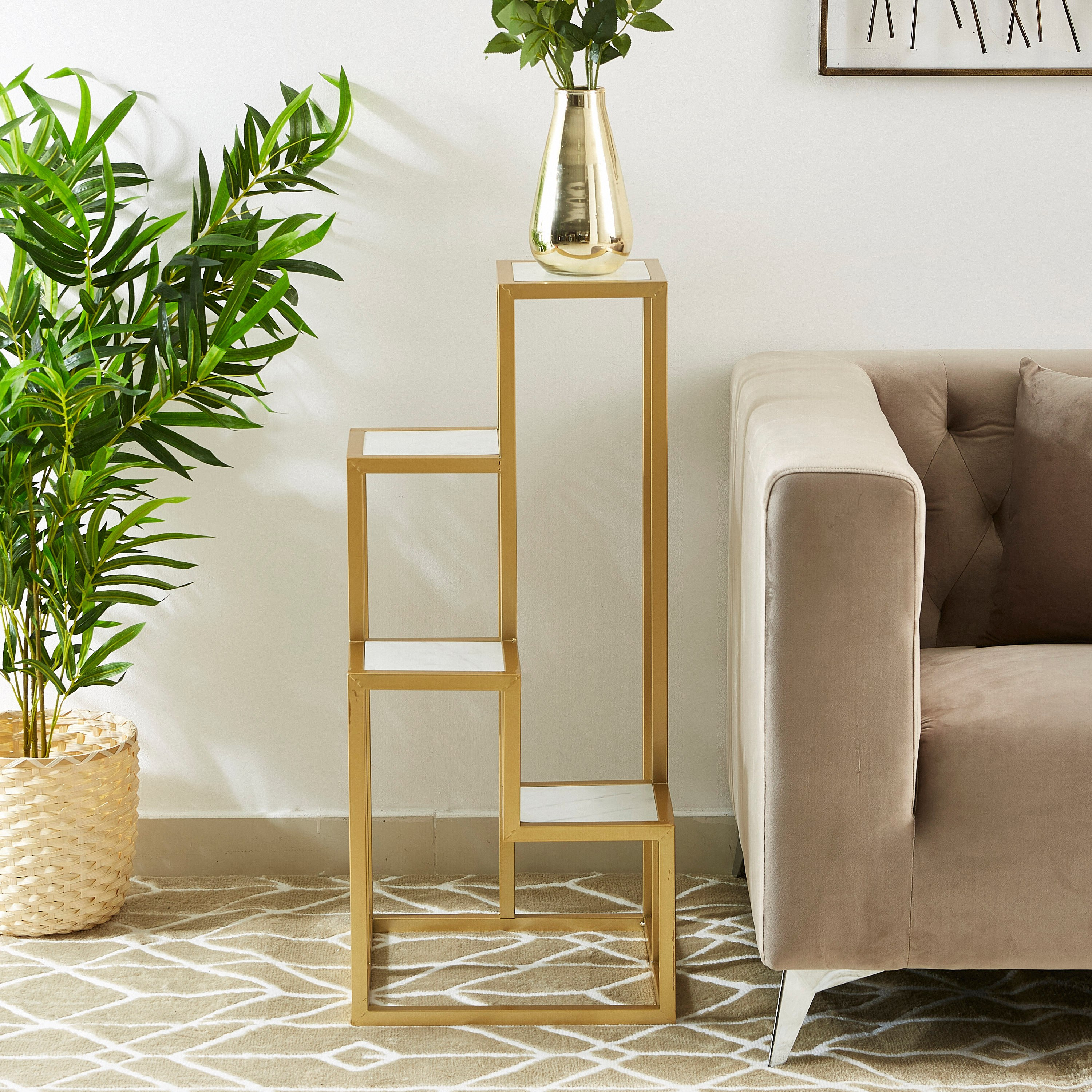 طاولة جانبية للزينة 4 أرفف من ستان-hbxfurniture-livingroom-endtables-image-2