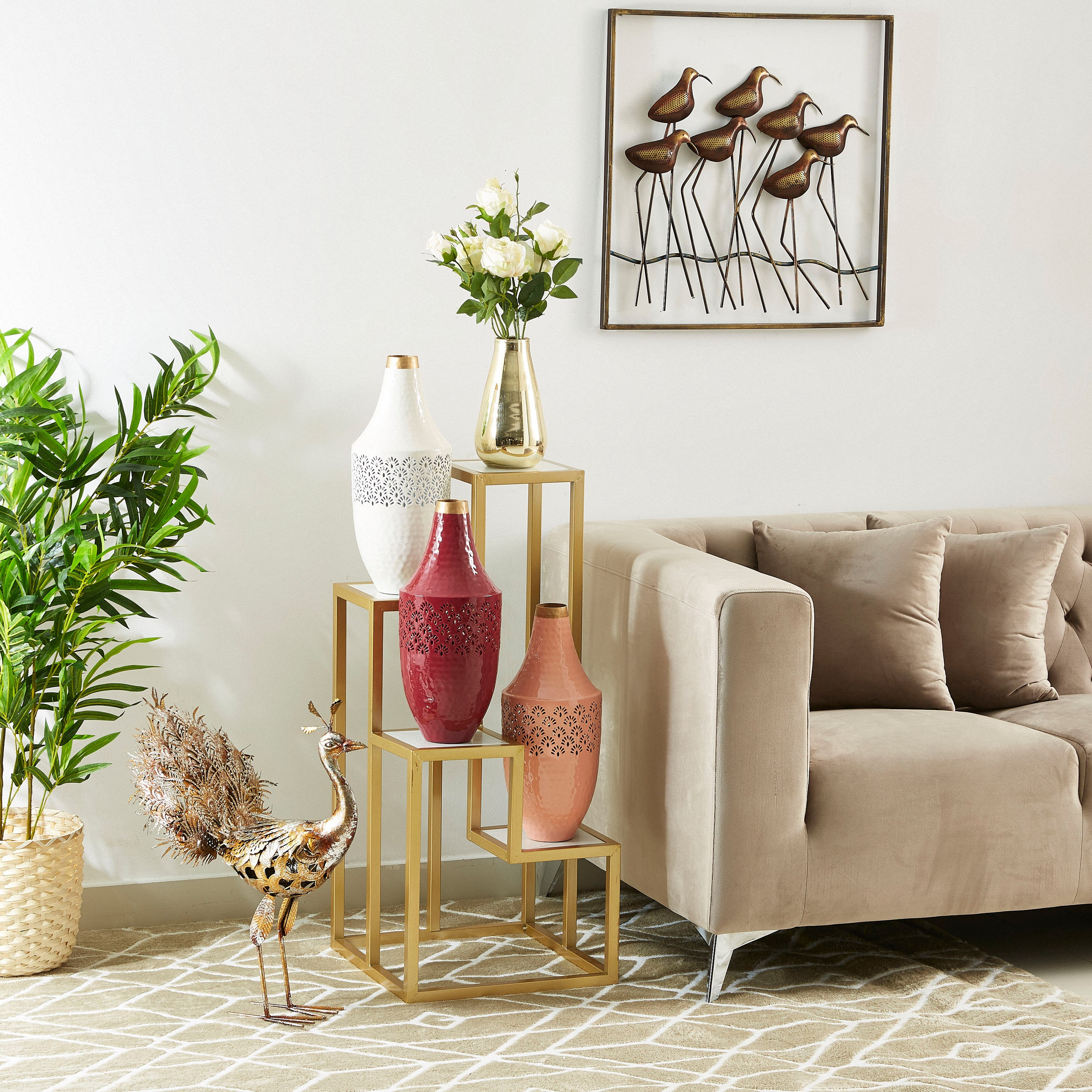 طاولة جانبية للزينة 4 أرفف من ستان-hbxfurniture-livingroom-endtables-image-4
