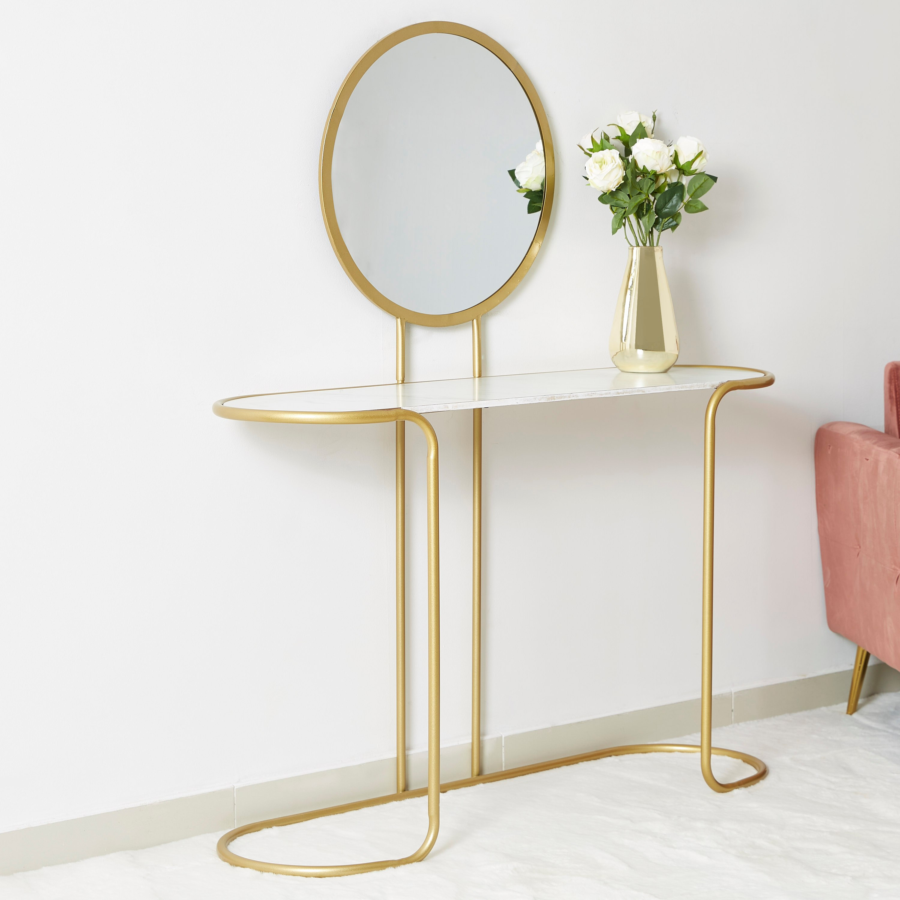 طاولة كونسول بمرآة من نايل-hbxfurniture-tablesandstands-consoletables-image-2