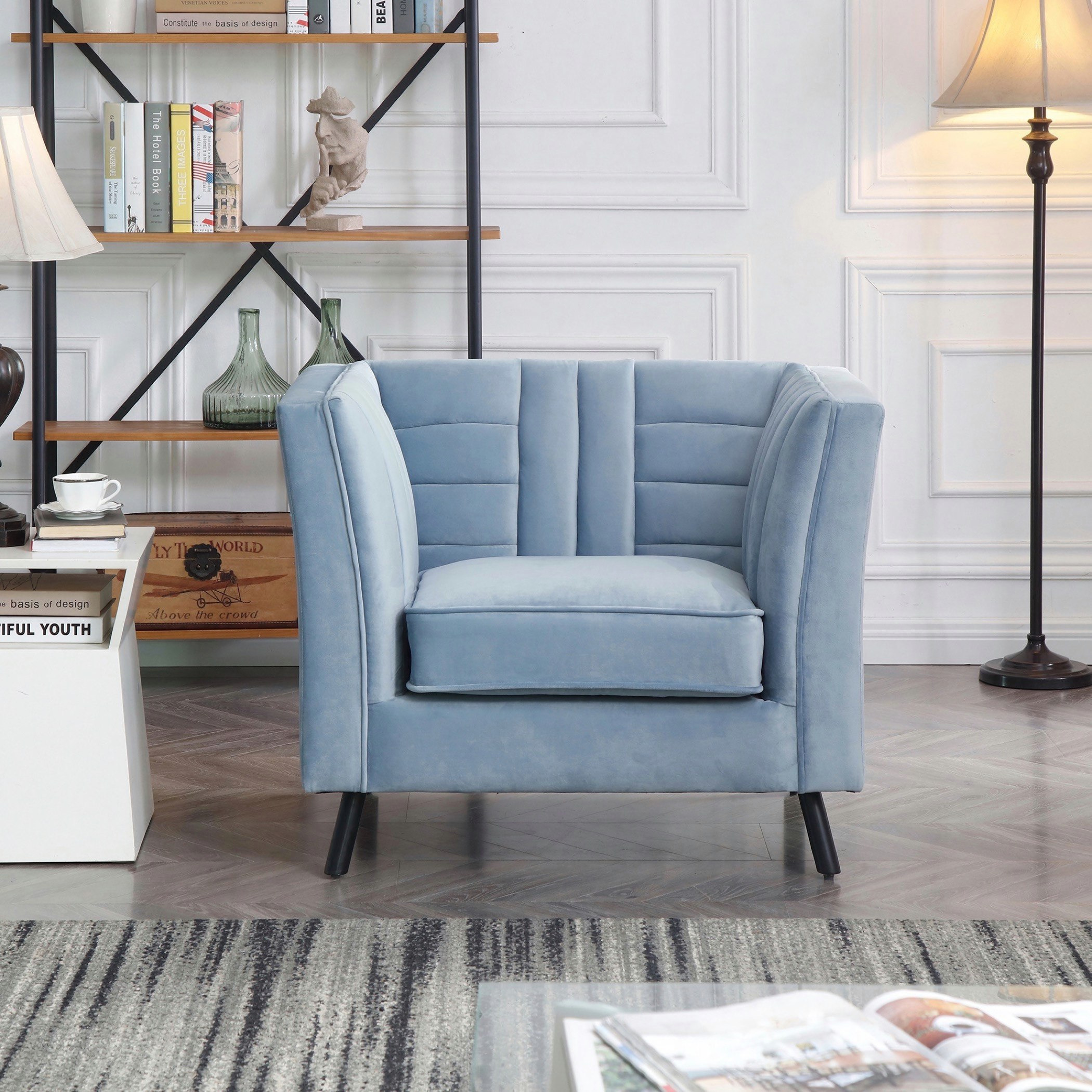 كنبة مخمليّة مقعد واحد من كورسيكا-hbxlivingroom-sofasandarmchairs-sofas-image-1