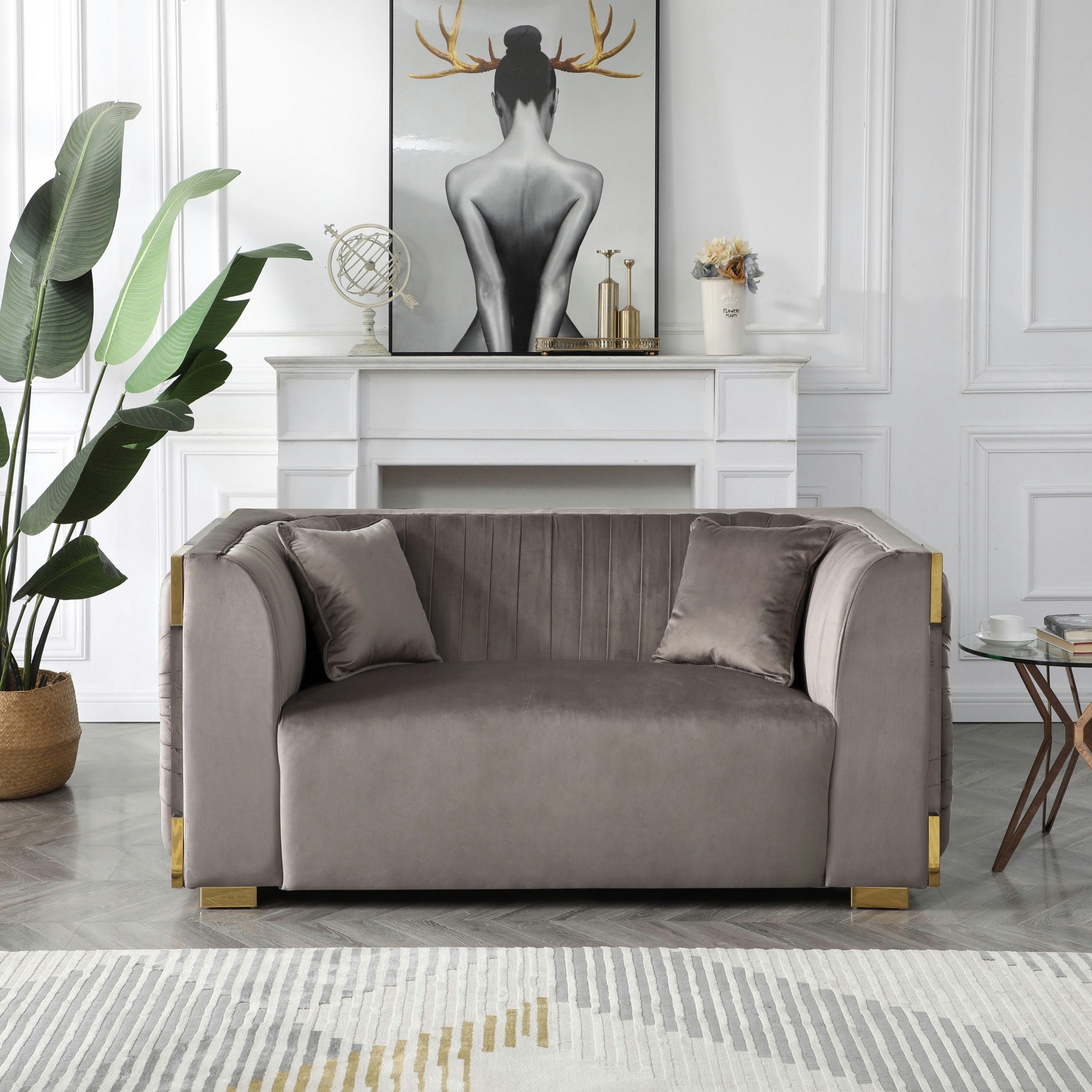 كنبة مخمليّة مقعدين مع وسادتين من أناليسا-hbxlivingroom-sofasandarmchairs-sofas-image-2