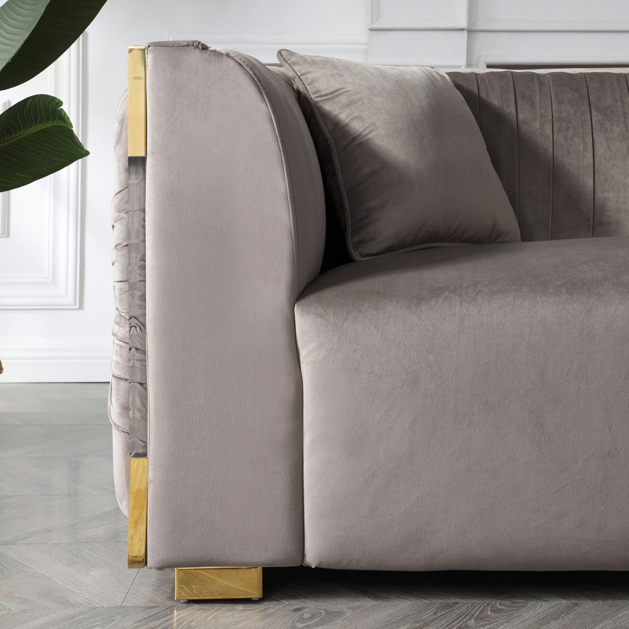 كنبة مخمليّة مقعد واحد مع وسادة من آناليسا-hbxlivingroom-sofasandarmchairs-sofas-image-5