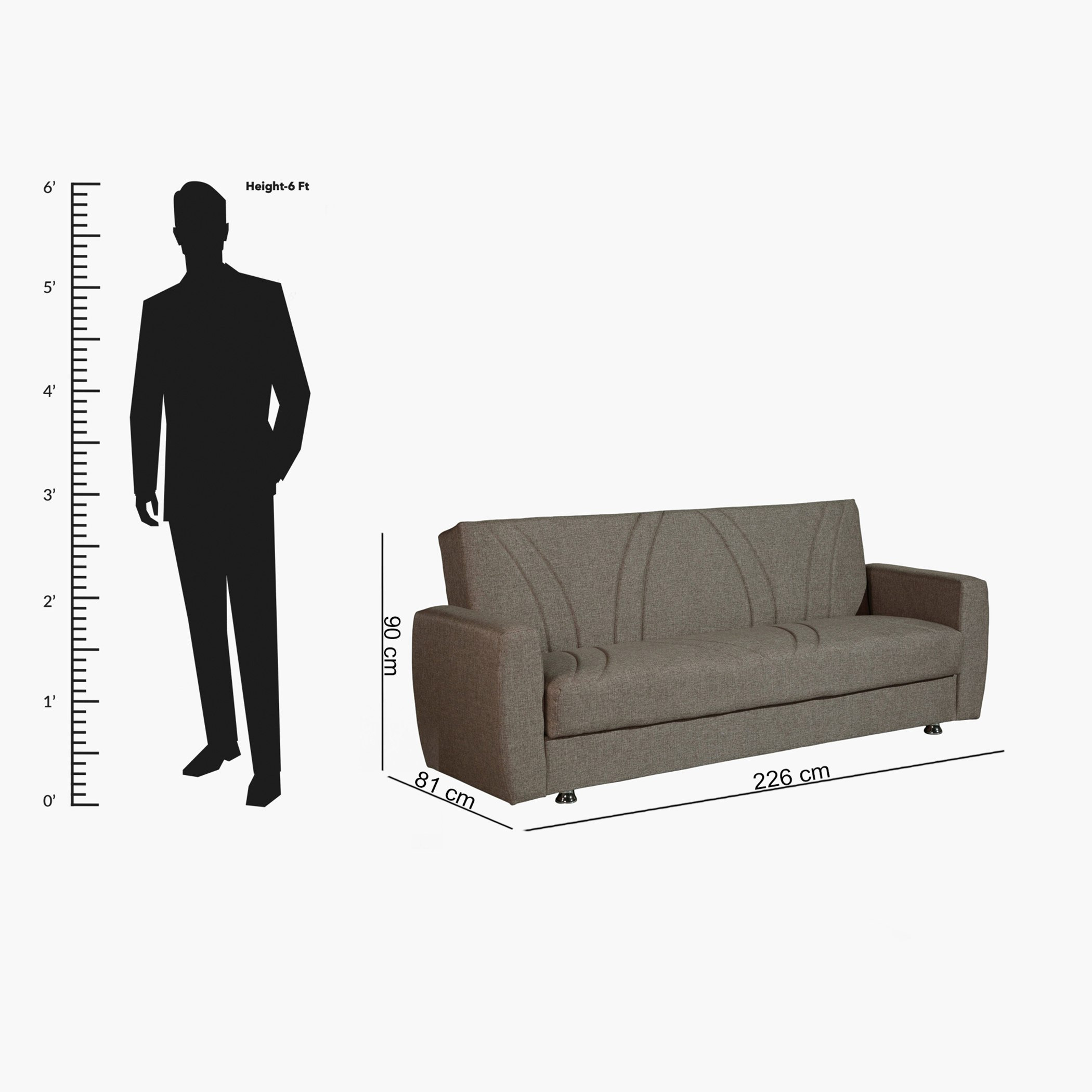 كنبة سرير قماشيّة لارج مع وحدة تخزين ووسادتين من داليا-hbxlivingroom-sofasandarmchairs-sofas-image-7
