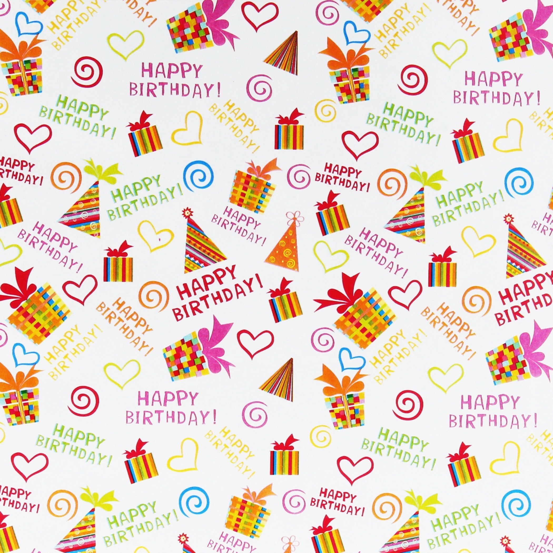 Party Time Heart Print Gift Wrapping Paper - 70x200 cm-hbxhomeware-hbxkidsandyouth-image-2