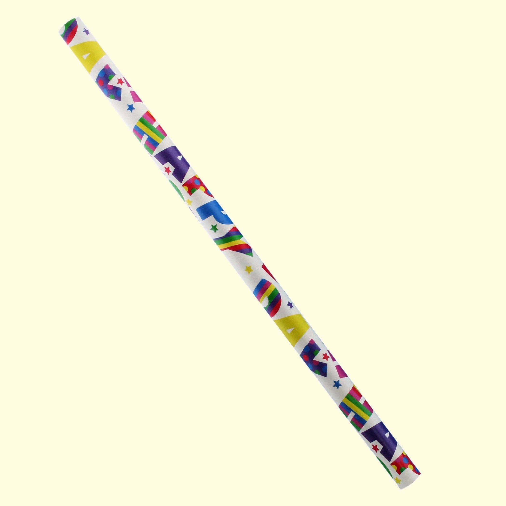 ورق تغليف هدايا بطبعات هابي بيرثداي من بارتي تايم - 70x200 سم-hbxhomeware-hbxkidsandyouth-image-3