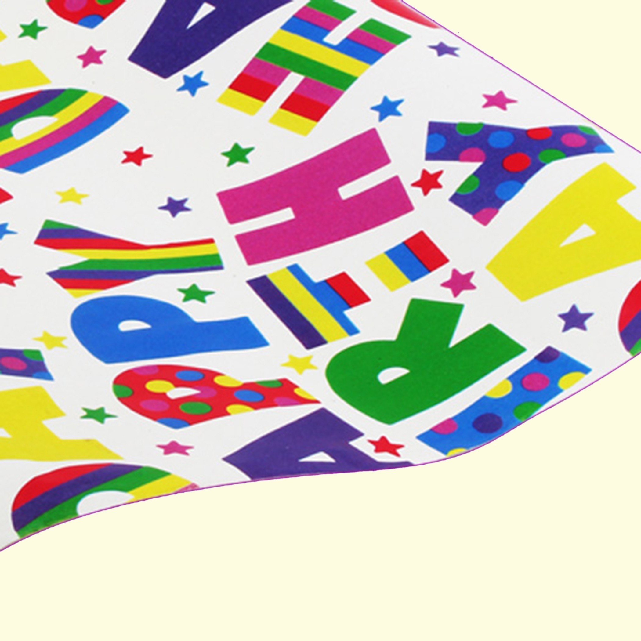 ورق تغليف هدايا بطبعات هابي بيرثداي من بارتي تايم - 70x200 سم-hbxhomeware-hbxkidsandyouth-image-1