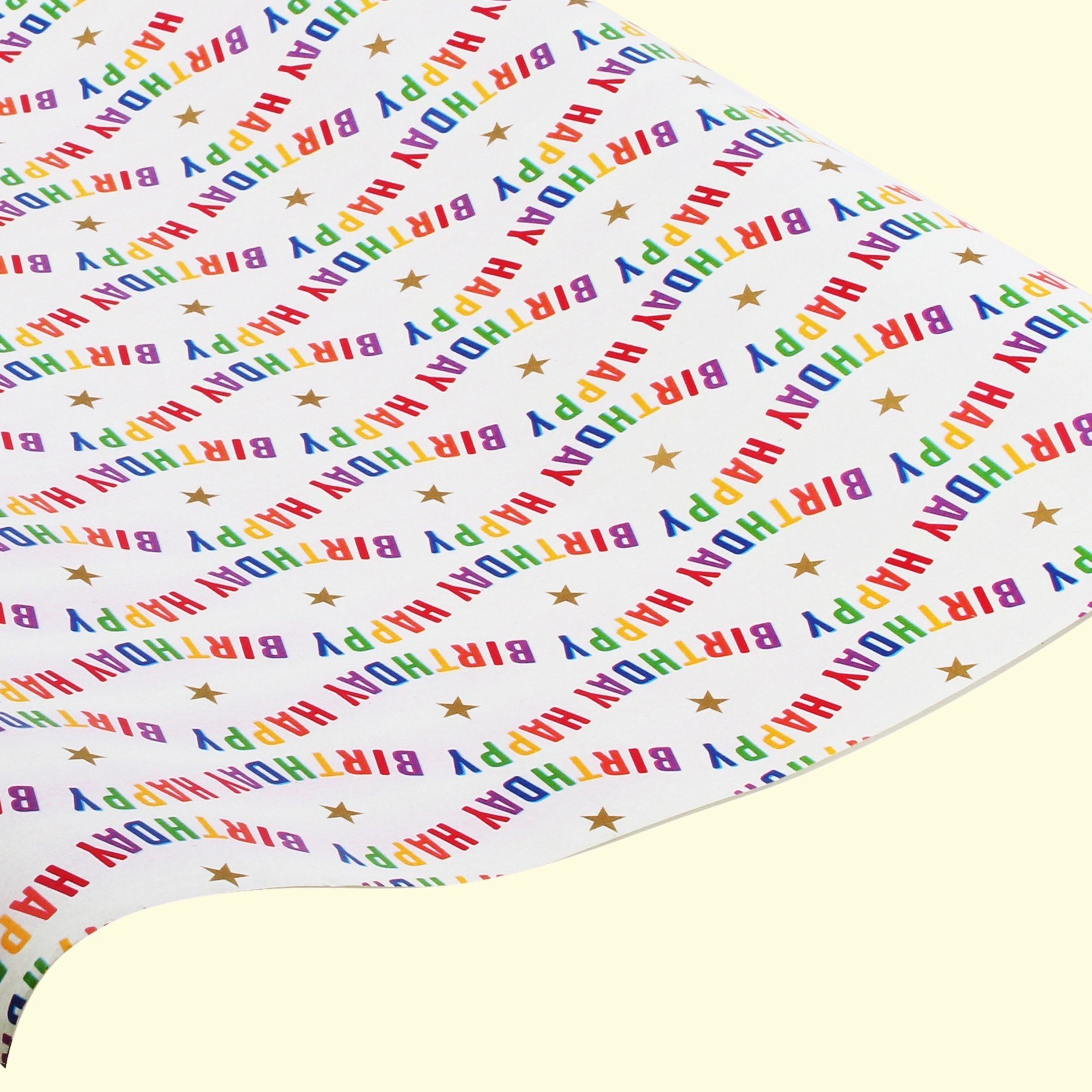 ورق تغليف هدايا بطبعات هابي بيرثداي من بارتي تايم - 70x200 سم-hbxhomeware-hbxkidsandyouth-image-1