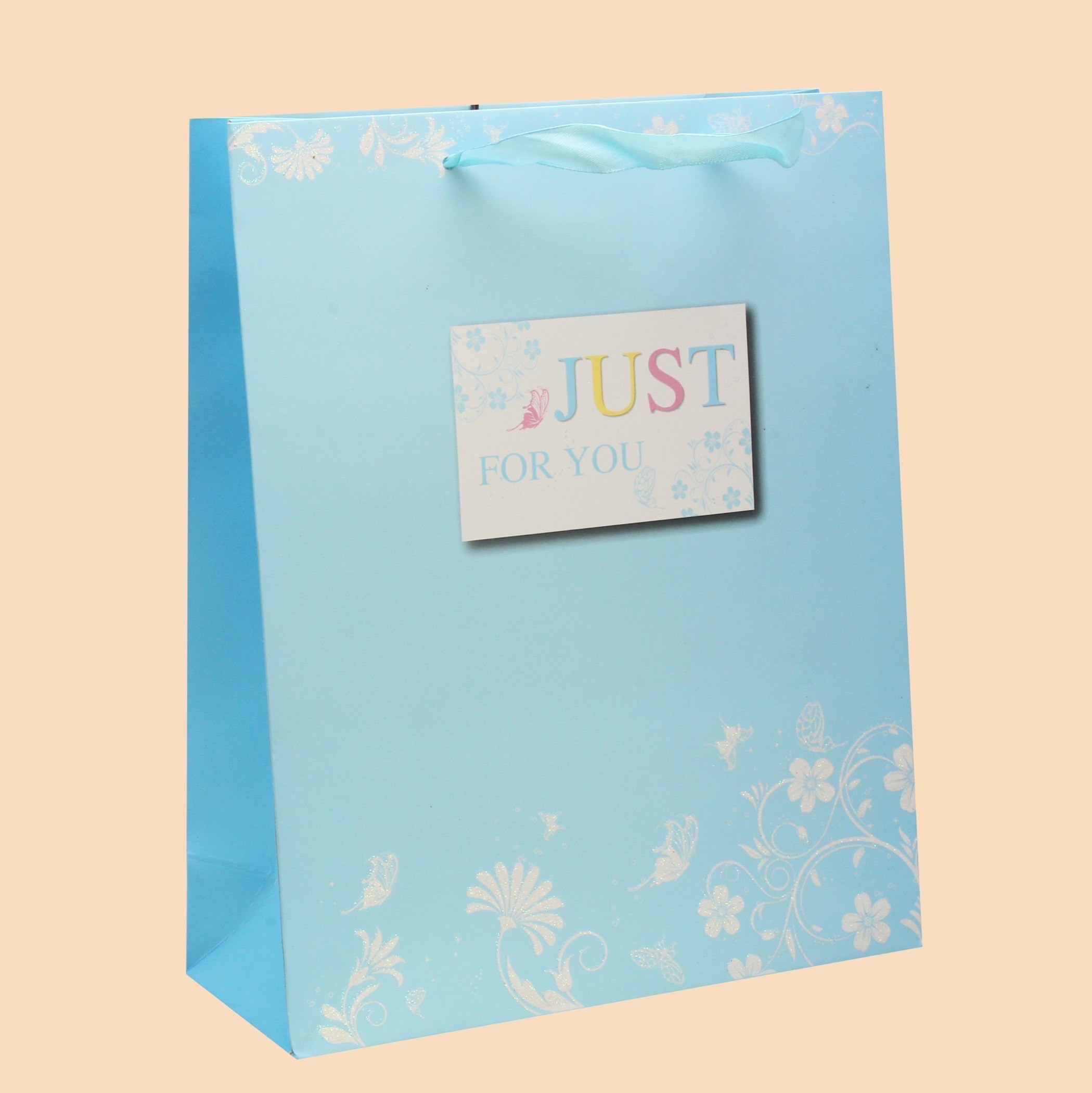 شنطة إهداء بطبعات جاست فور يو 3 دي من بلاي تايم - 10x26x32 سم-hbxhomeware-hbxkidsandyouth-image-1