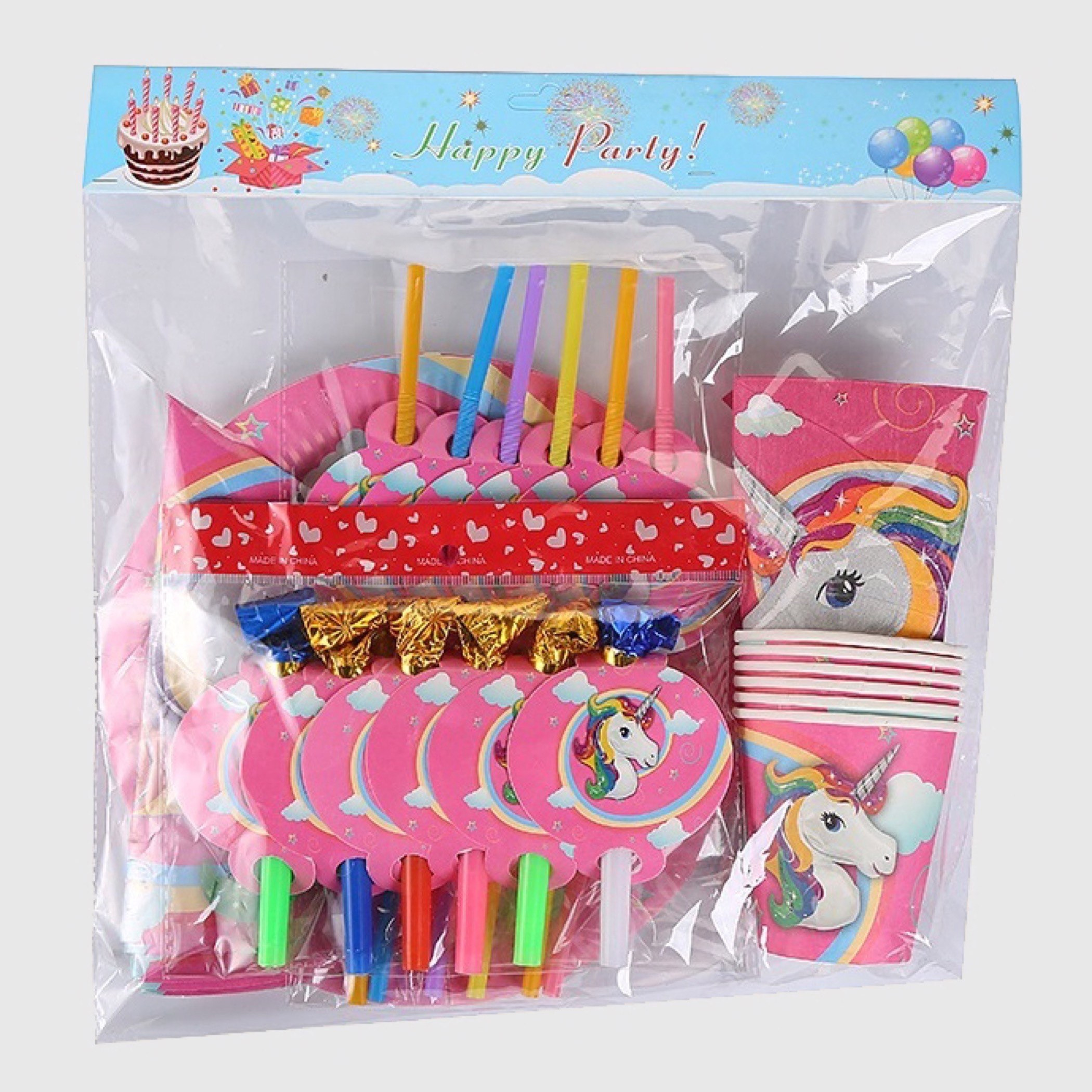 طقم حفلة 36 قطعة بطبعات يونيكورن من بارتي تايم-hbxhomeware-hbxkidsandyouth-image-5