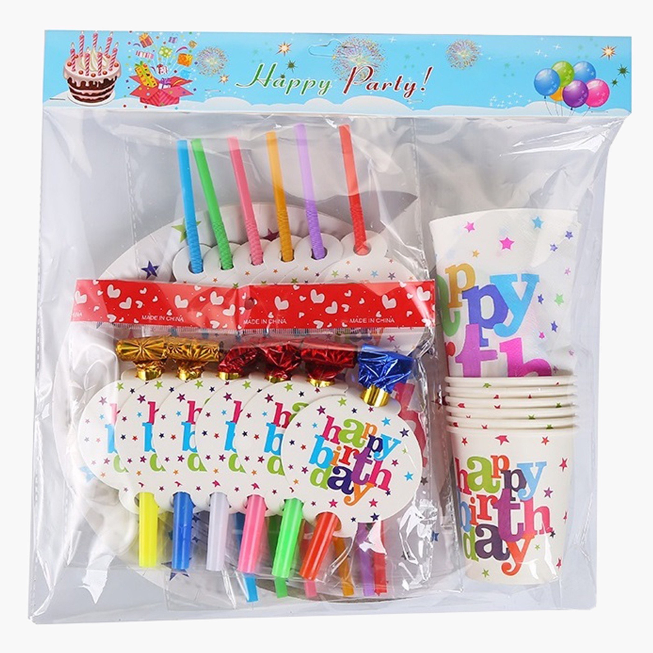 طقم حفلة 36 قطعة بطبعات هابي بيرثداي من بارتي تايم-hbxhomeware-hbxkidsandyouth-image-5