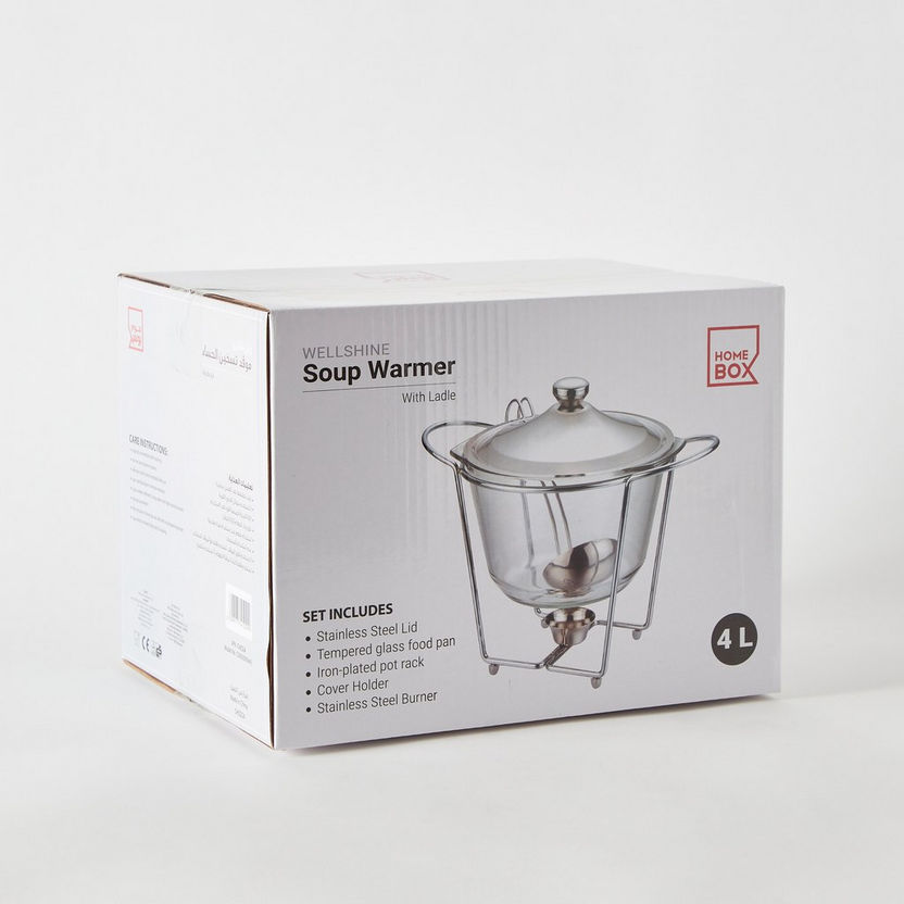 Wellshine Soup Warmer with Ladle - 4 L-Serveware-image-6