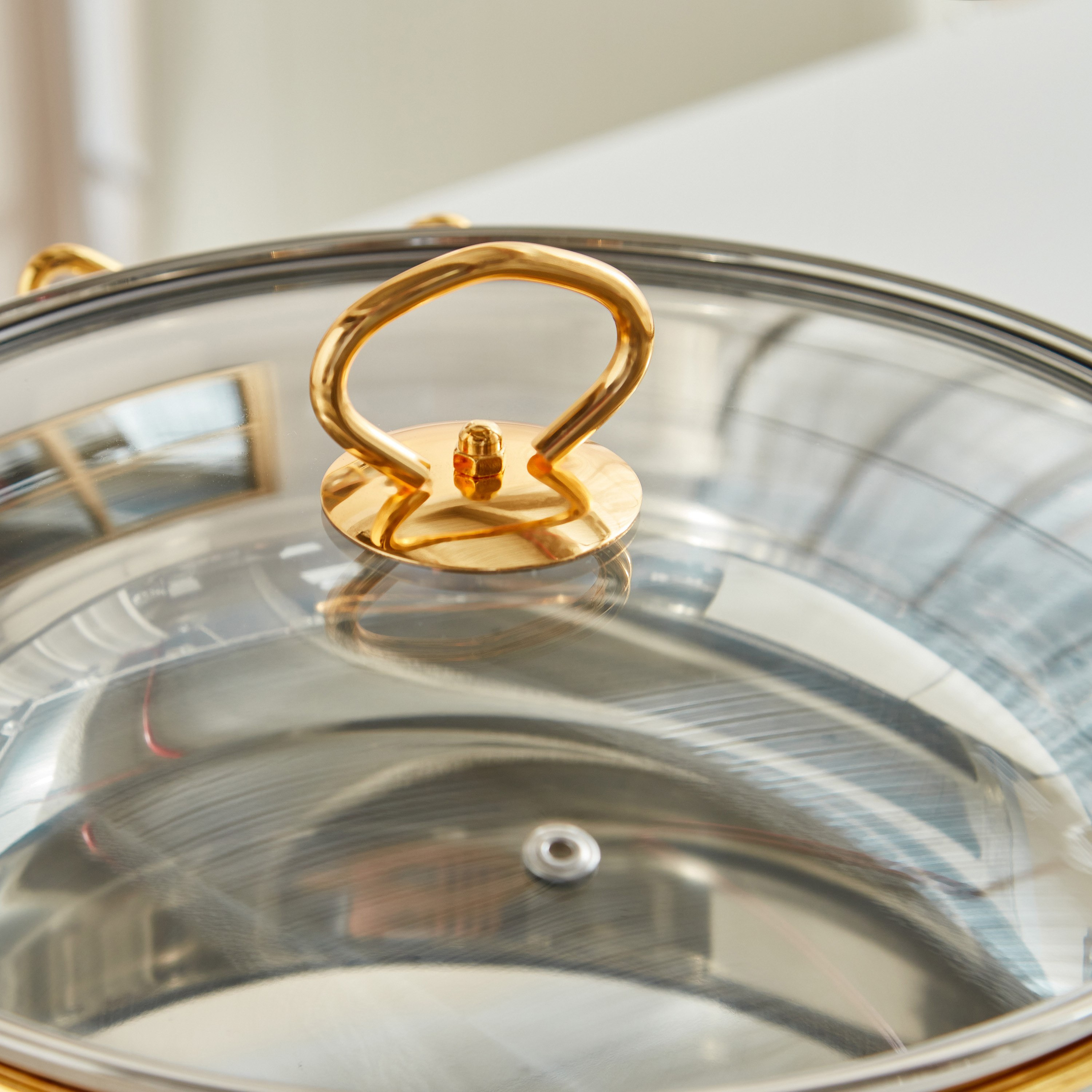 Wellshine Steel Chafing Dish with Lid - 3.5 L-hbxdecorandfurnishings-tabletop-serveware-image-5