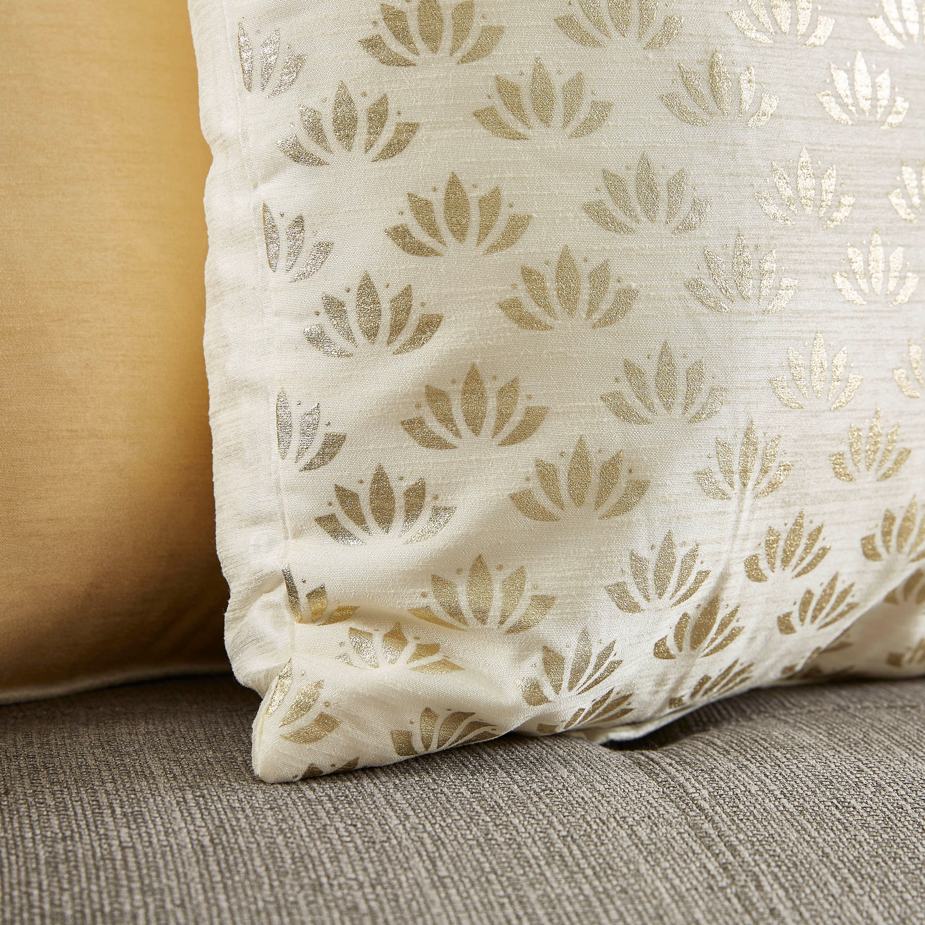 غطاء وسادة بطبعات لوتس من سمرقند - 40x40 سم-hbxhomeware-cushionsandcovers-cushioncovers-image-2