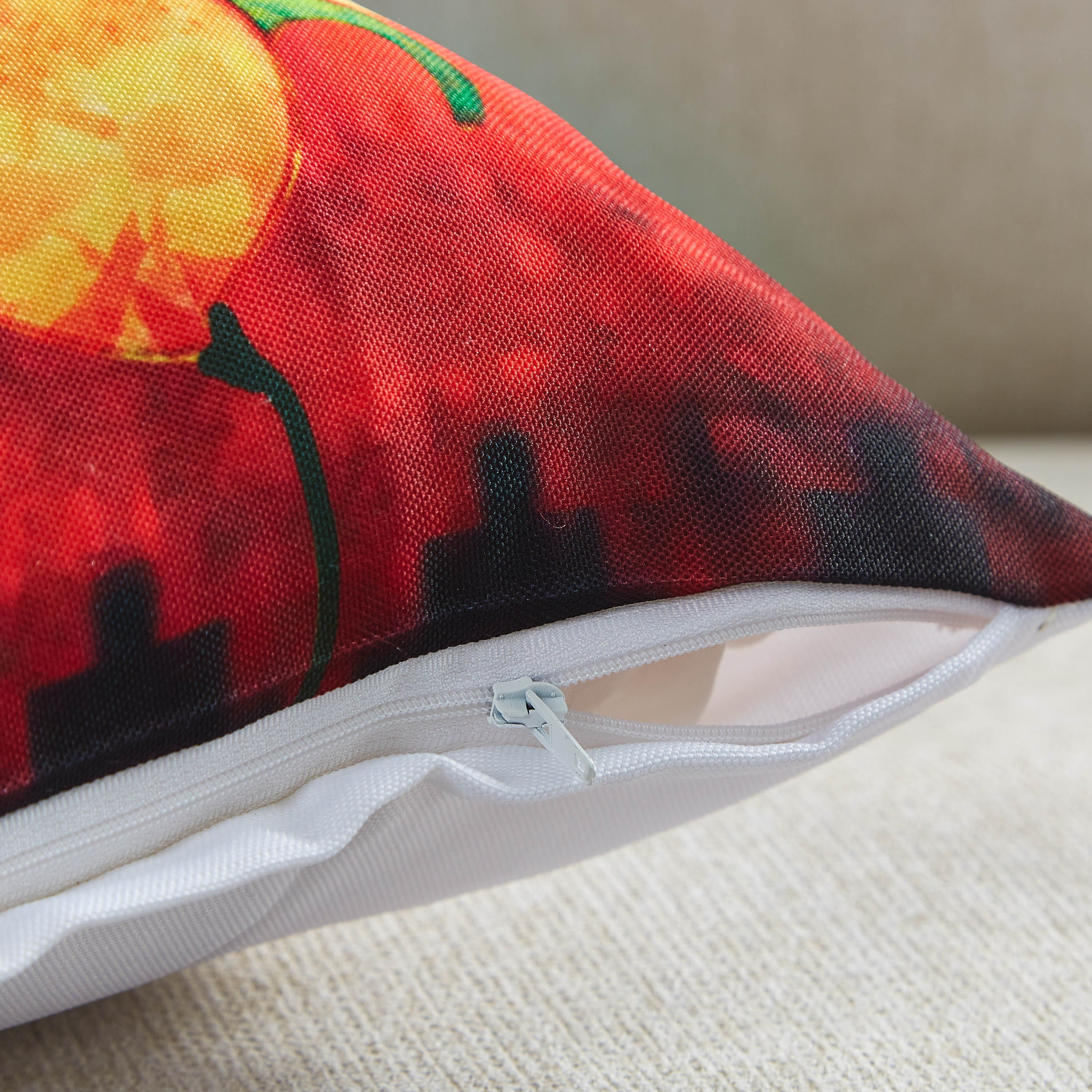 Lotus Digital Print Cushion Cover - 40x40 cm-hbxhomeware-cushionsandcovers-cushioncovers-image-3
