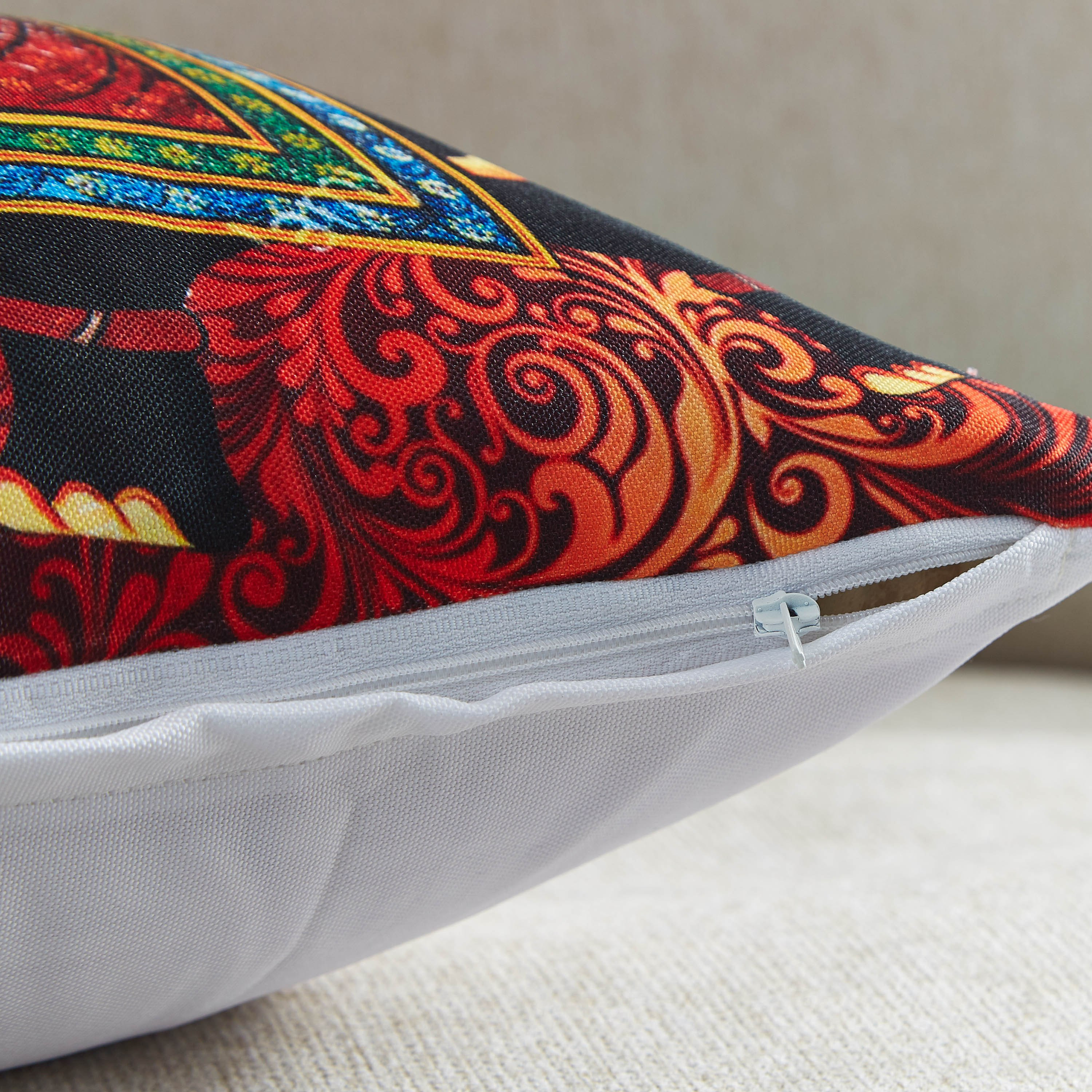 غطاء وسادة بطبعات فيل رقمية - 40x40 سم-hbxhomeware-cushionsandcovers-cushioncovers-image-3