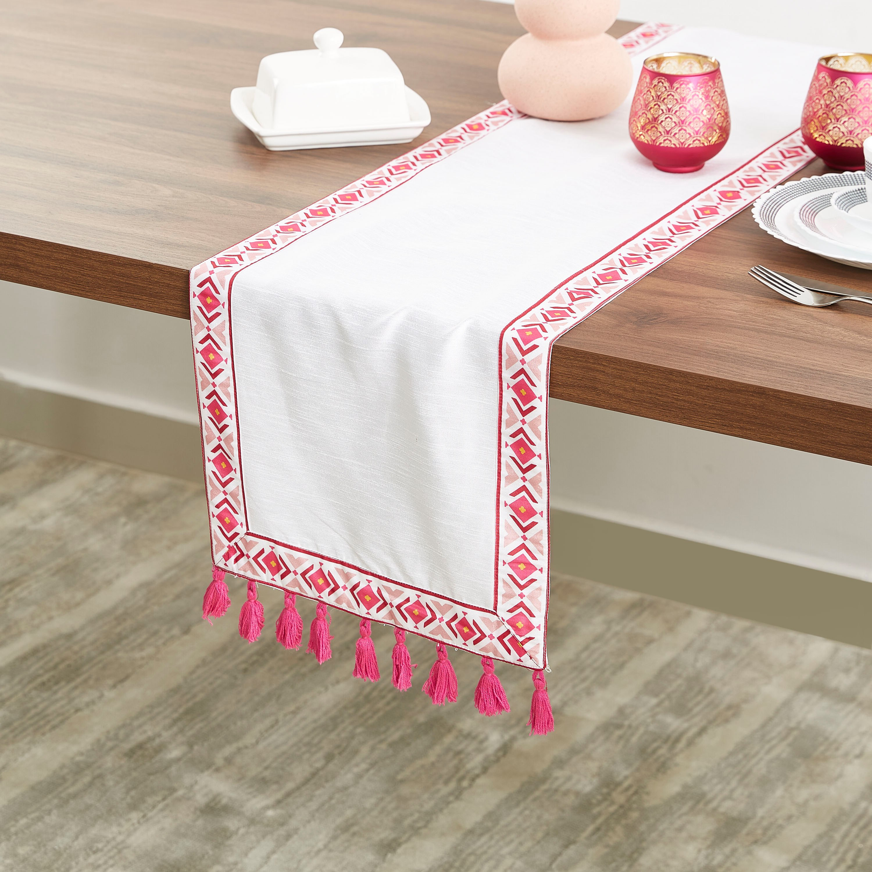 Majestic Boho Printed Table Runner-hbxdecorandfurnishings-homefurnishings-tablelinens-image-1