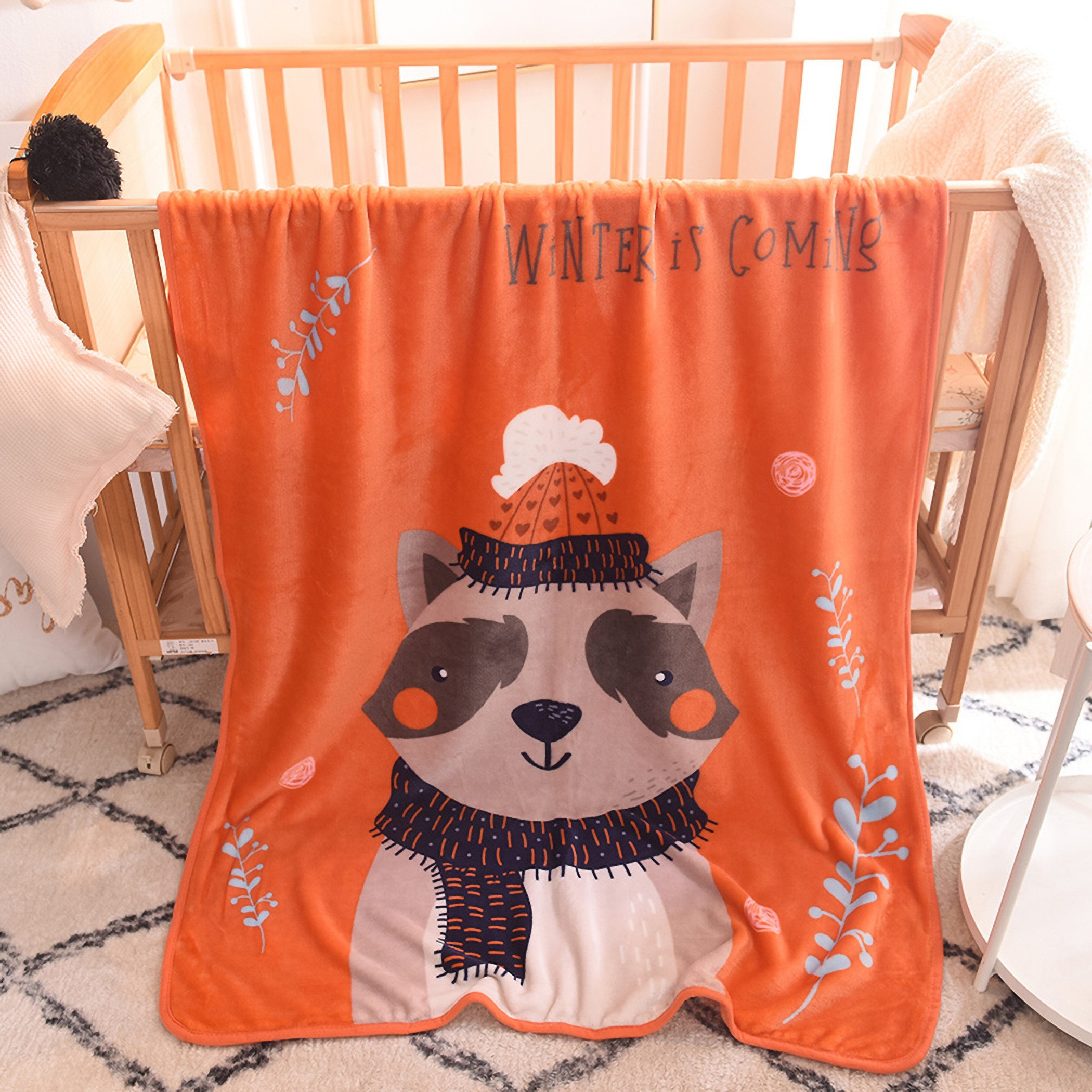 بطّانية صوف فلانيل بطبعات دب من فلوسي - 100x140 سم-hbxhomeware-hbxkidsandyouth-image-3