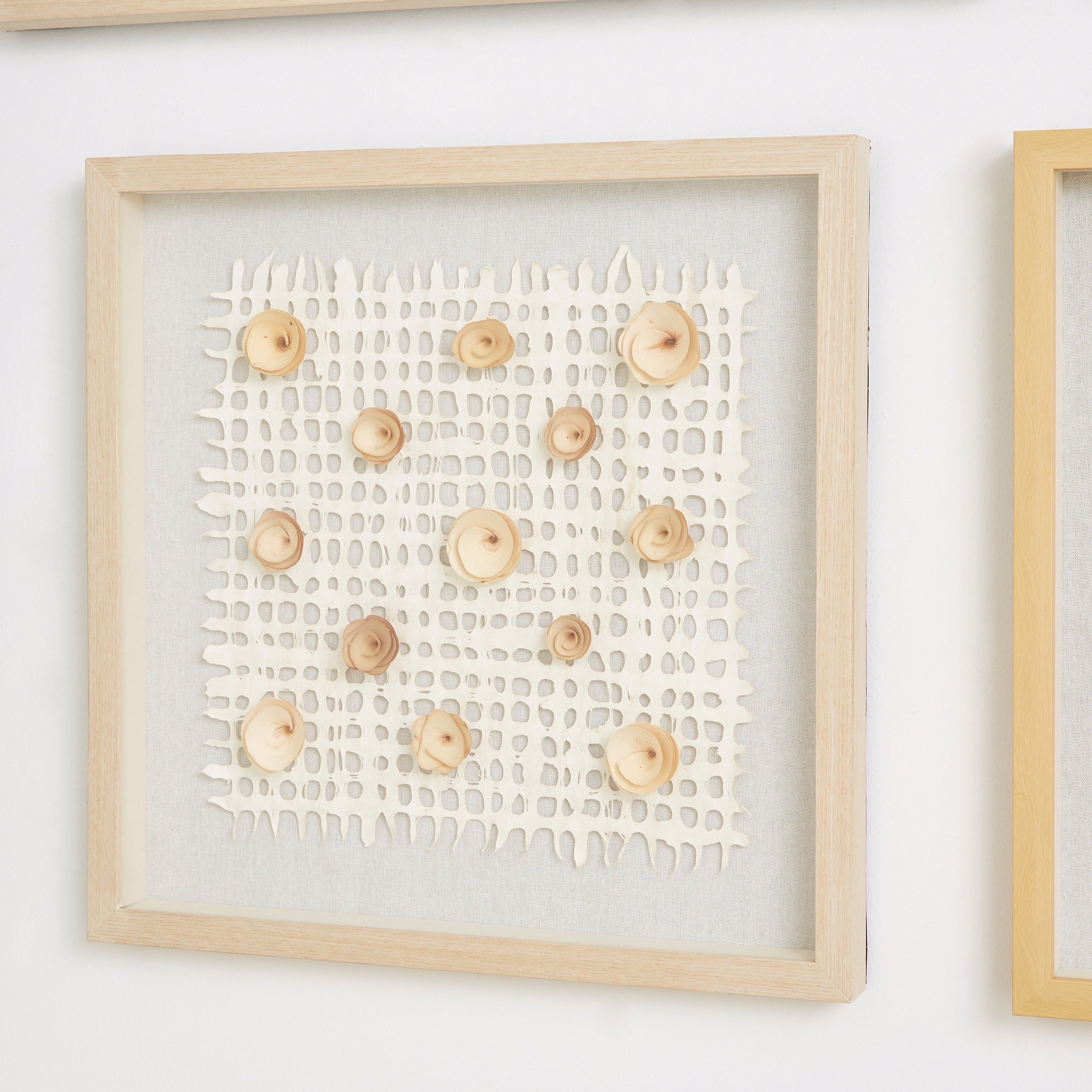 Mural Grid Paper Shadow Box Wall Art-hbxdiningroom-walldecor-wallart-image-2