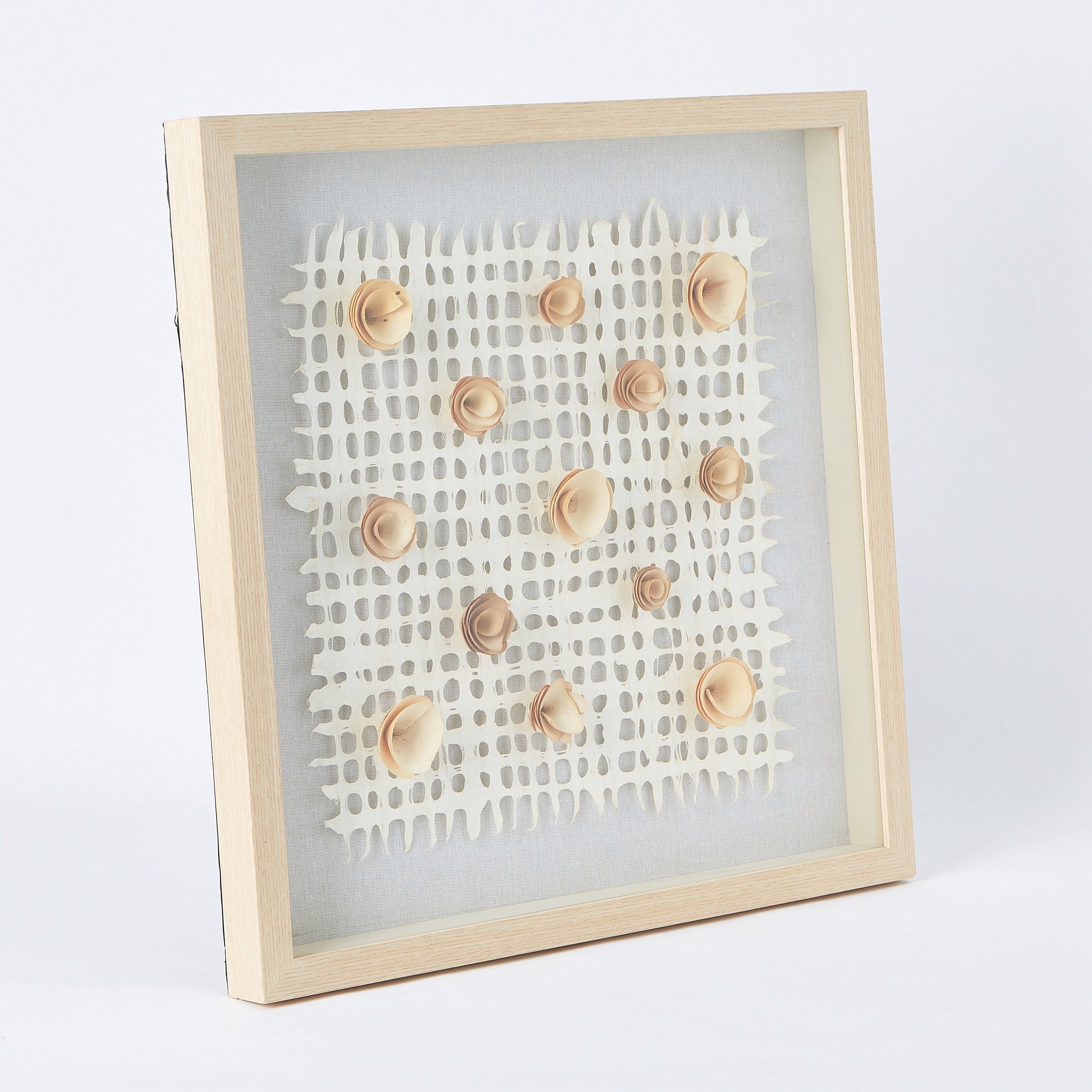 Mural Grid Paper Shadow Box Wall Art-hbxdiningroom-walldecor-wallart-image-5