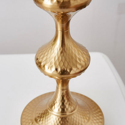 مصباح طاولة ديكور من المعدن الفاخر من دييجو - 25x49 سم
