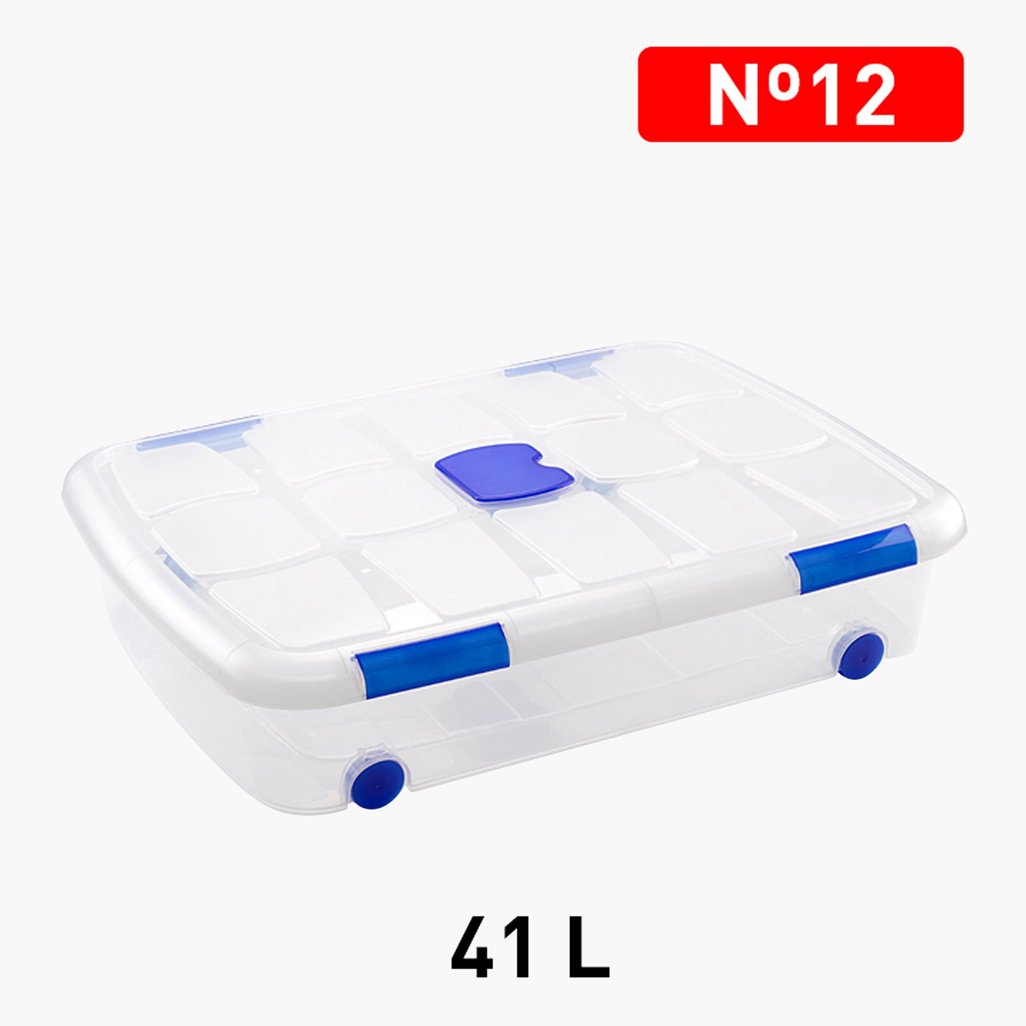 Underbed Storage Box with Lid - 41 L-hbxbedroom-bedroomaccessories-bedroomstorage-image-2