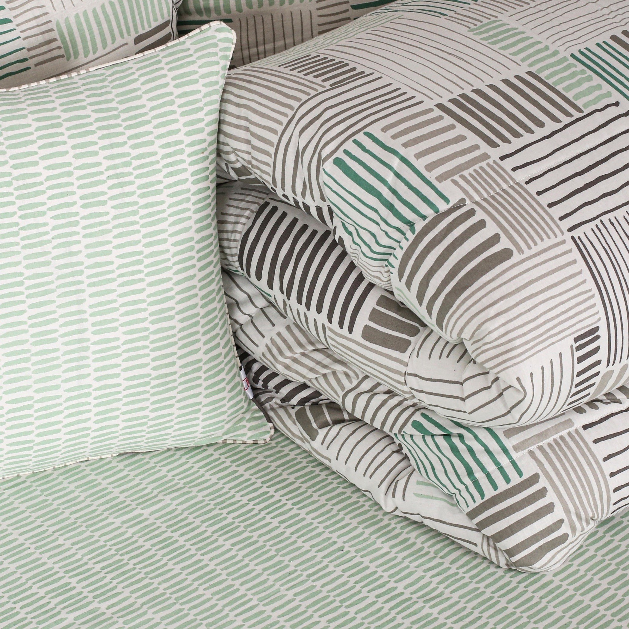 طقم لحاف كينج قطن 7 قطع من سكاندي بروكلين - 220x240 سم-hbxhomeware-bedding-bedinabag-image-4