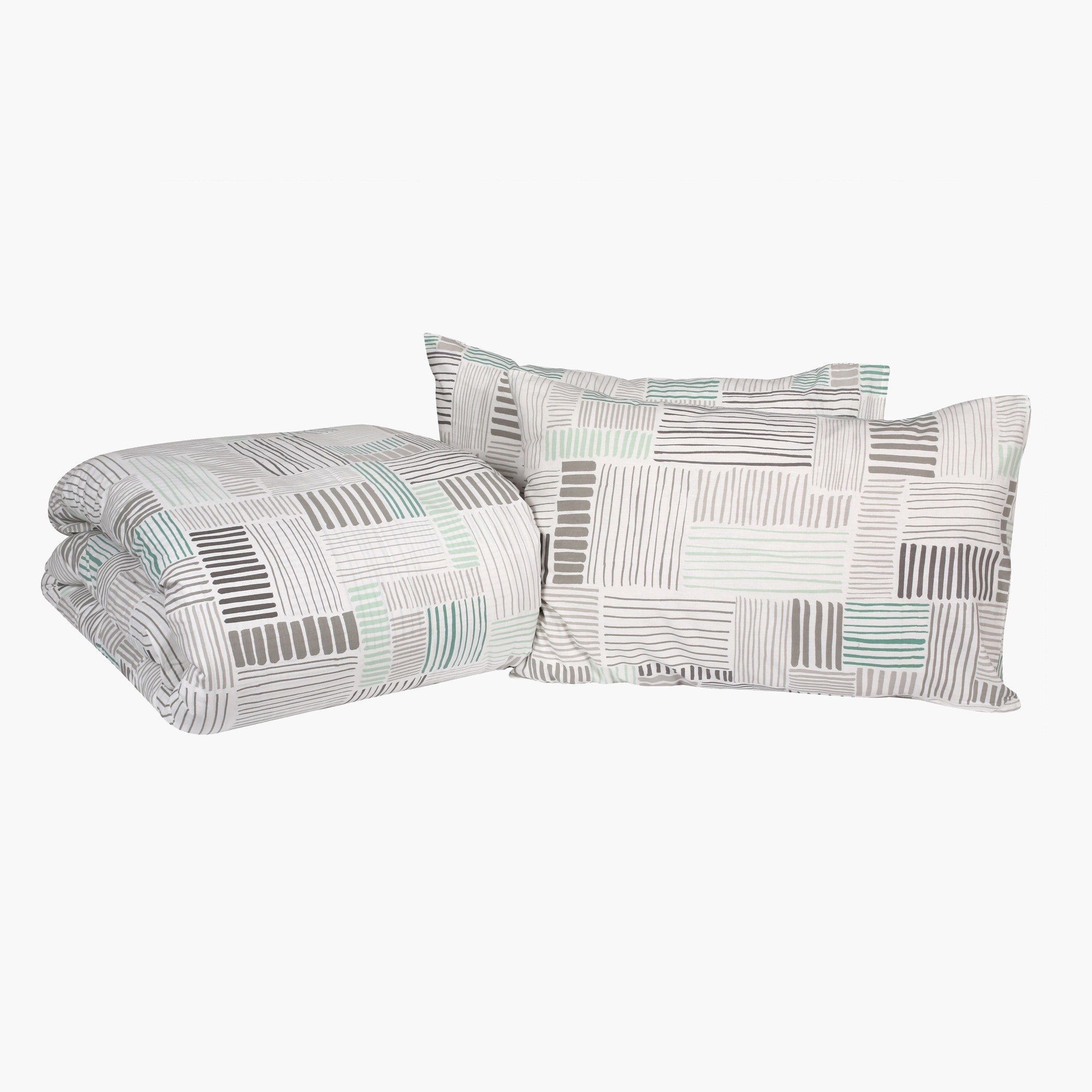 Skandi Brooklyn 3-Piece Super King Size Duvet Cover Set - 220x240 cm-hbxhomeware-hbxdecorandfurnishings-image-2