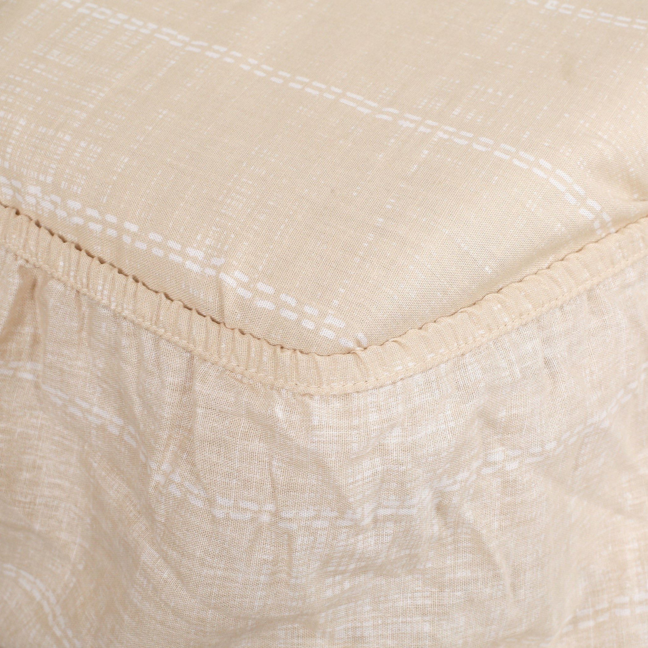 Boutique Chintz Cotton King Size Fitted Sheet - 180x200 cm-hbxhomeware-bedding-fittedsheets-image-4
