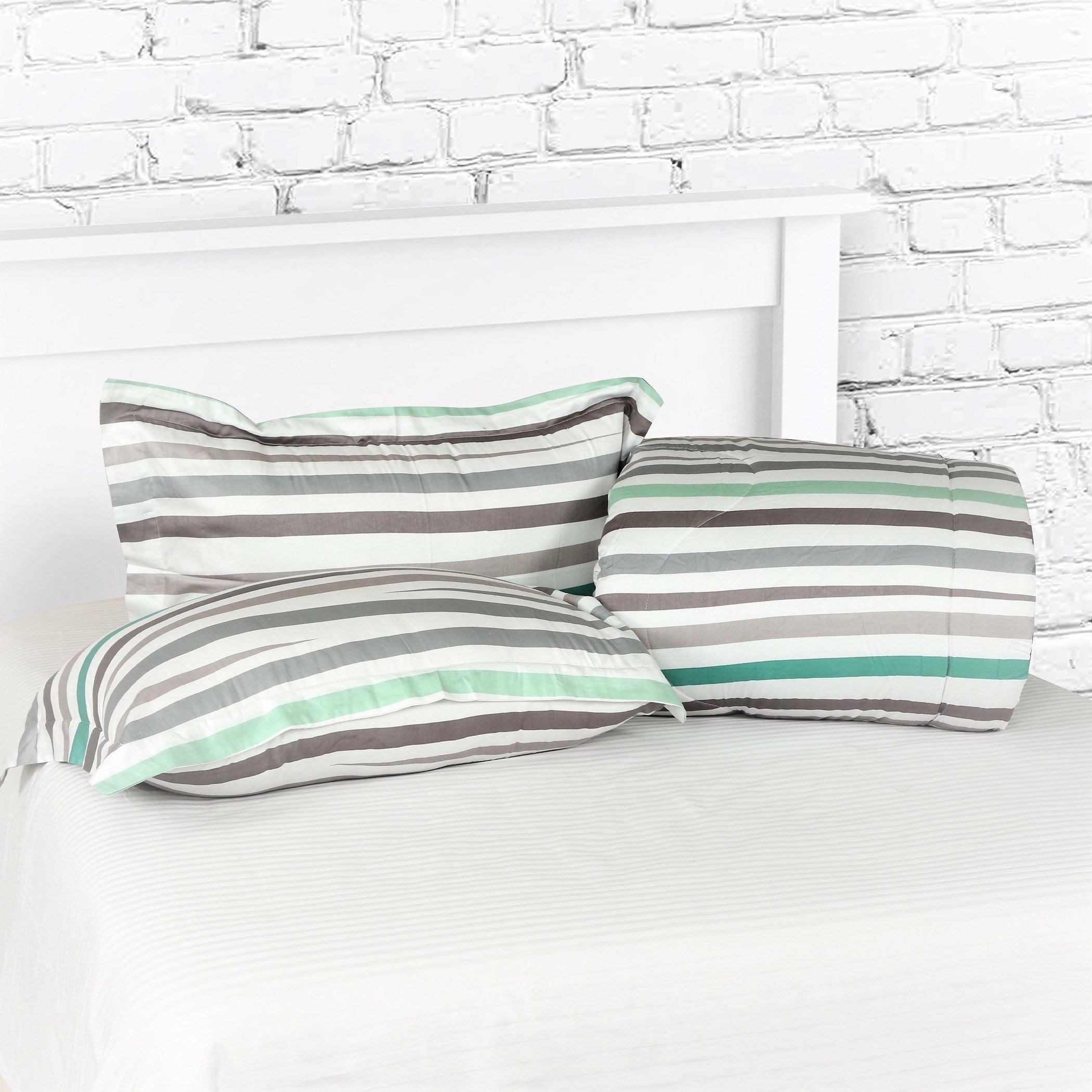 طقم لحاف مزدوج قطن 3 قطع من سكاندي آيدن - 160x220 سم-hbxhomeware-hbxdecorandfurnishings-image-3