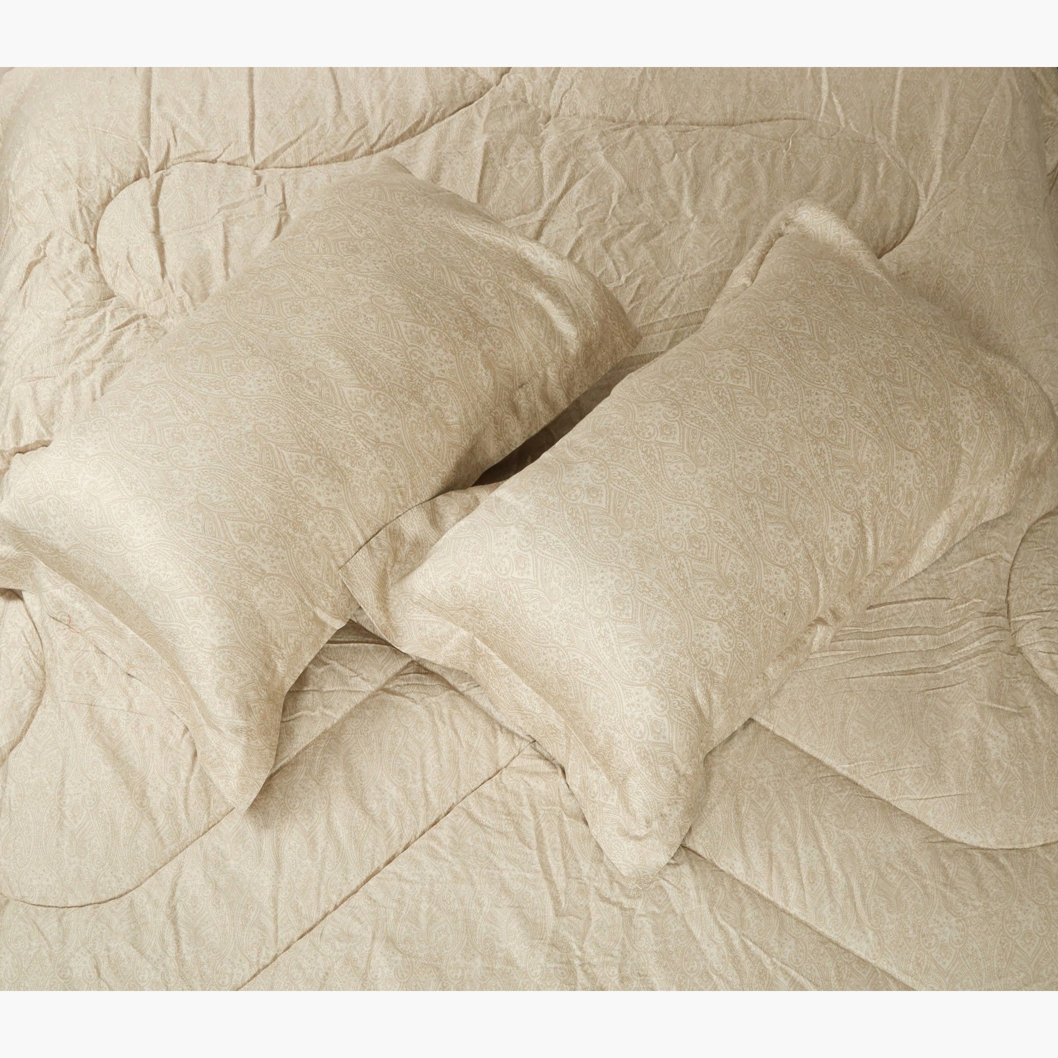 طقم لحاف مزدوج قطني بطبعات 3 قطع من بوتيك كارولينا - 160x220 سم-hbxhomeware-hbxdecorandfurnishings-image-2
