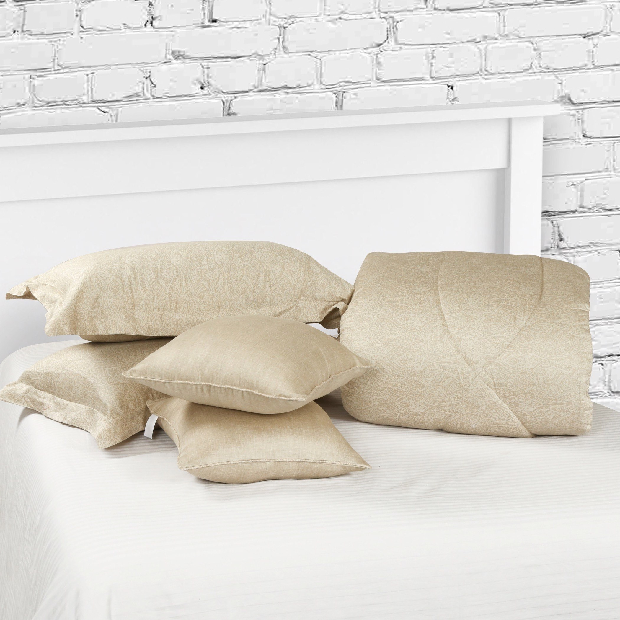 طقم لحاف سوبر كينج 5 قطع من بوتيك كارولاينا - 240x240 سم-hbxhomeware-hbxdecorandfurnishings-image-2