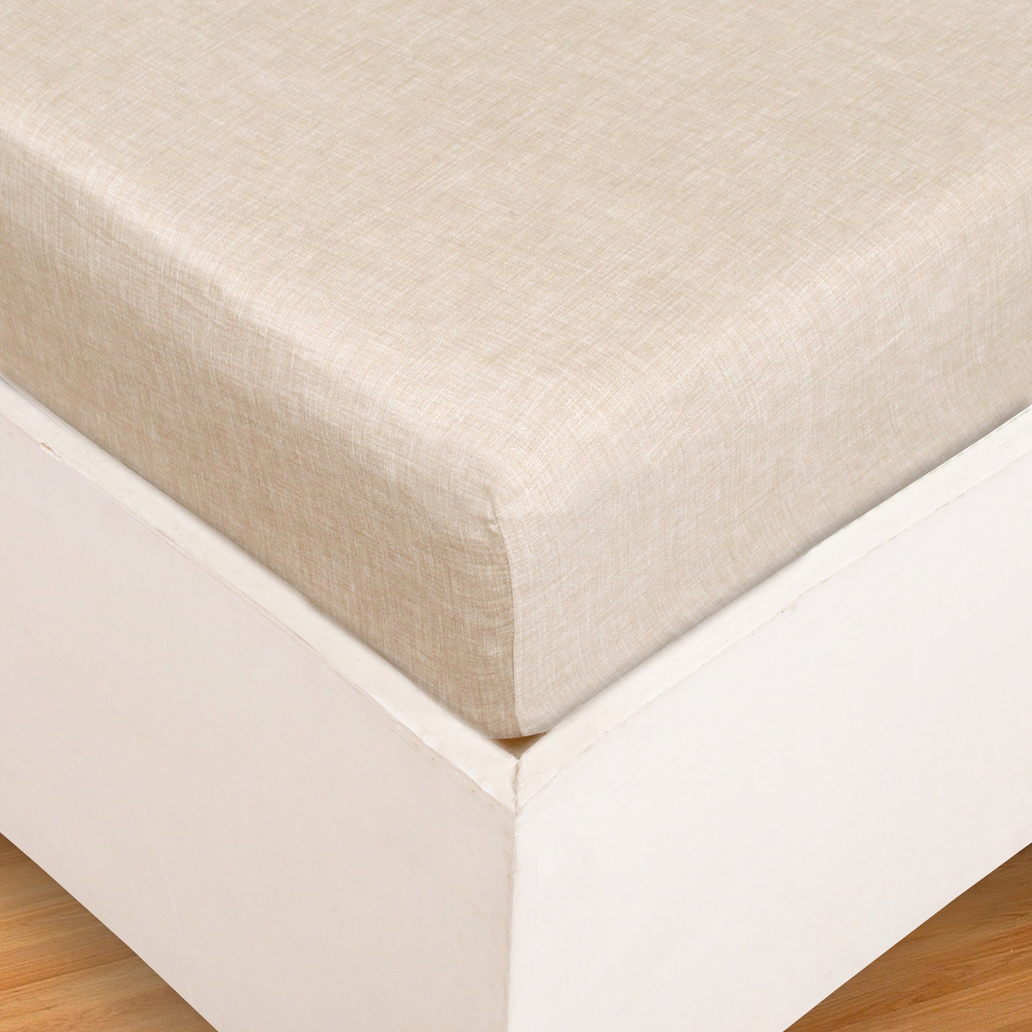 شرشف مطاطي كوين قطني بطبعات من بوتيك كارولاينا - 150x200 سم-hbxhomeware-hbxbedroom-image-3