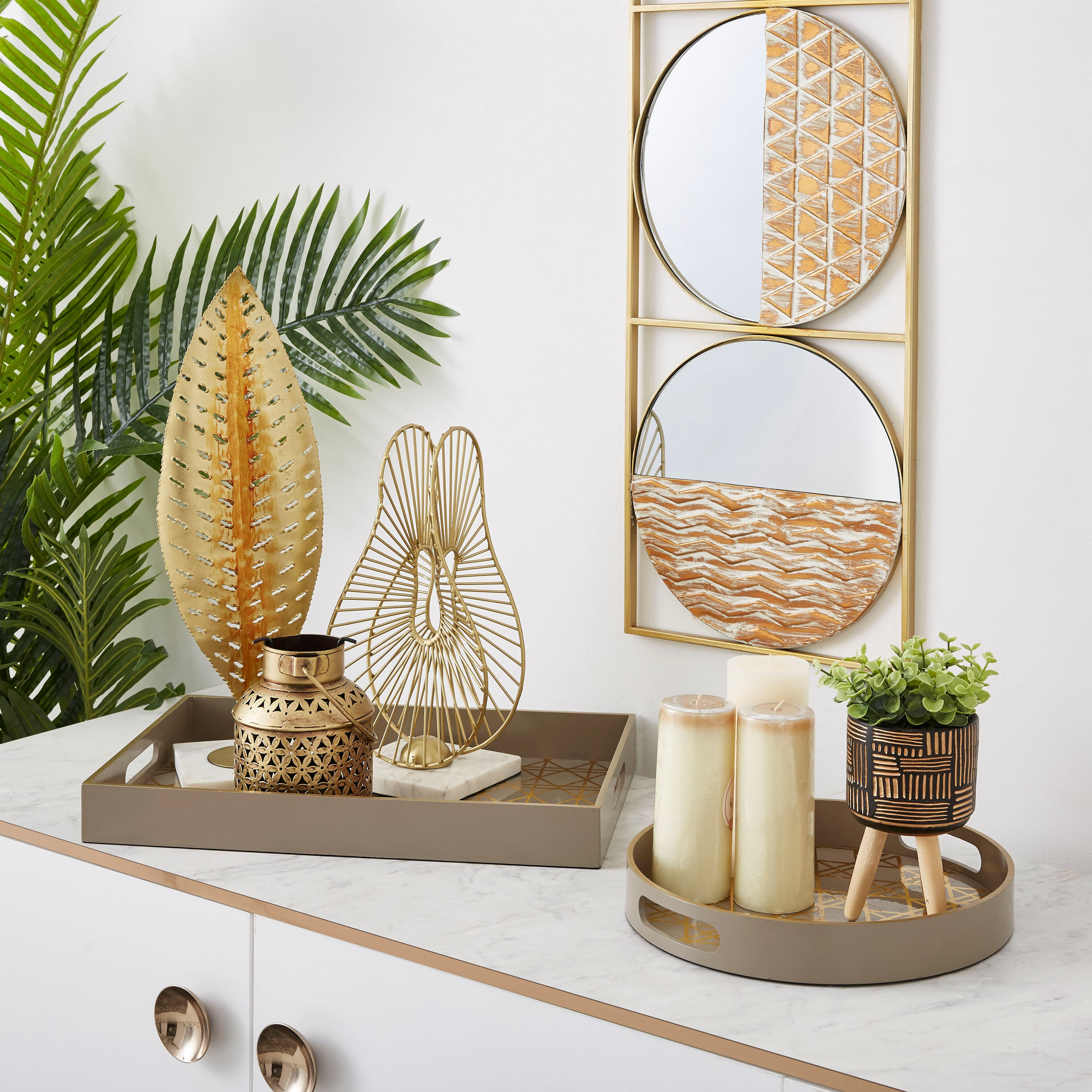 صينية مستديرة خشبية أرت ديكو بطبعات من سيارا-hbxhomeware-hbxdecorandfurnishings-image-4