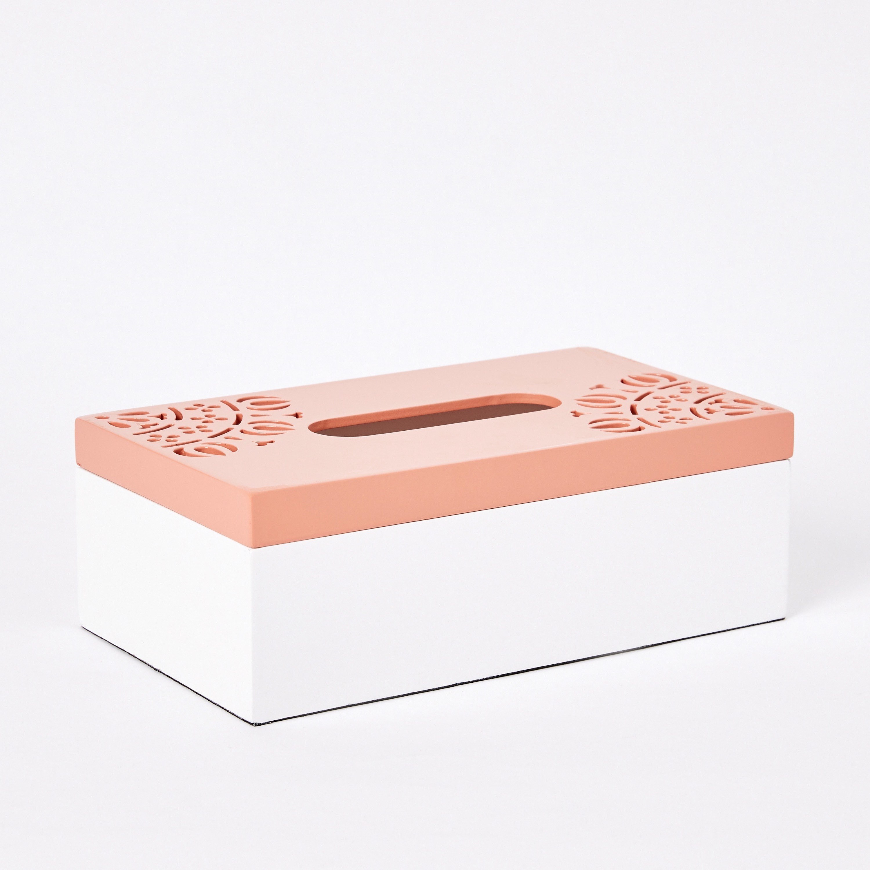 علبة مناديل خشبية مقطعة بالليزر - سيارا-hbxhomeware-bathandlaundry-tissueboxesandcottonjars-image-6
