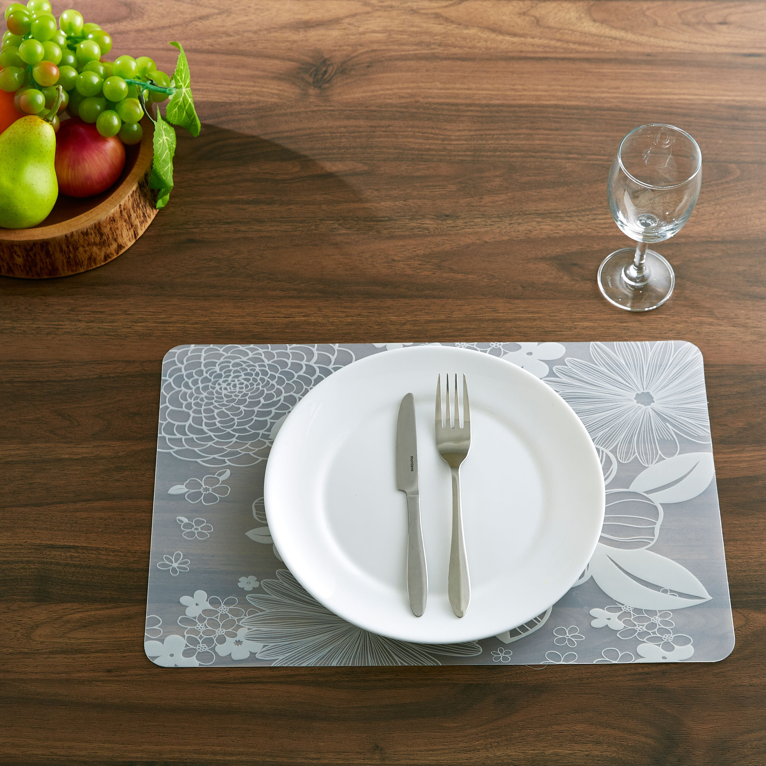 Blossom 12-Piece Placemat and Coaster Set-hbxdecorandfurnishings-homefurnishings-tablelinens-image-3