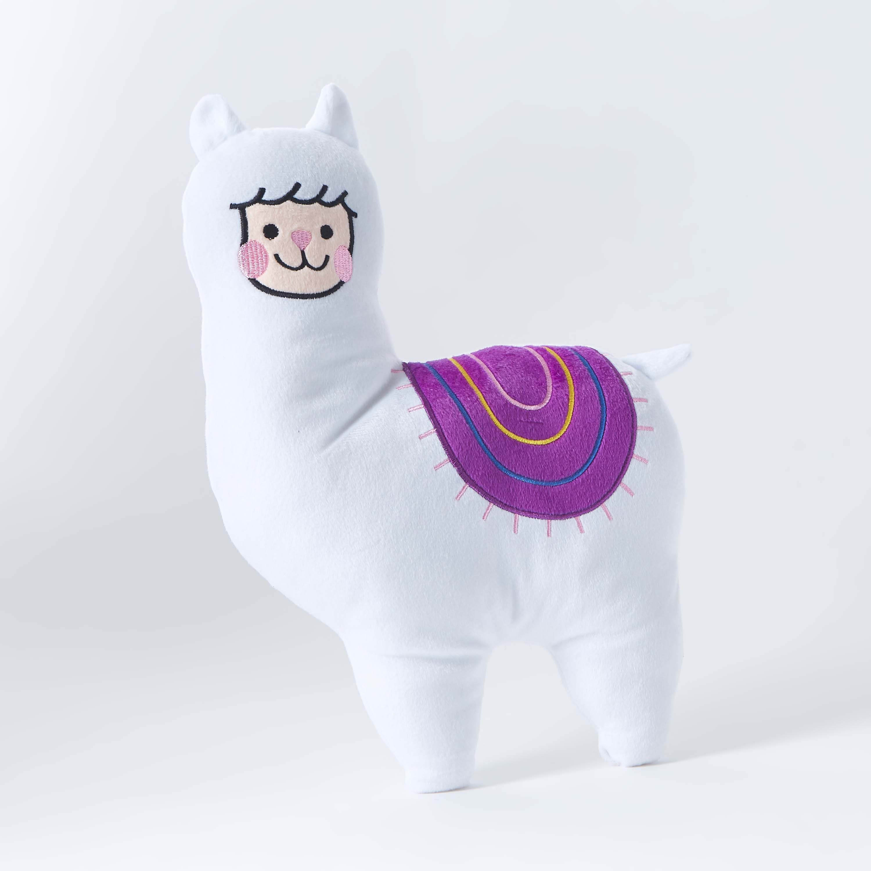 وسادة مخمليّة على شكل لاما من فن- 26x37 سم-hbxhomeware-hbxkidsandyouth-image-4
