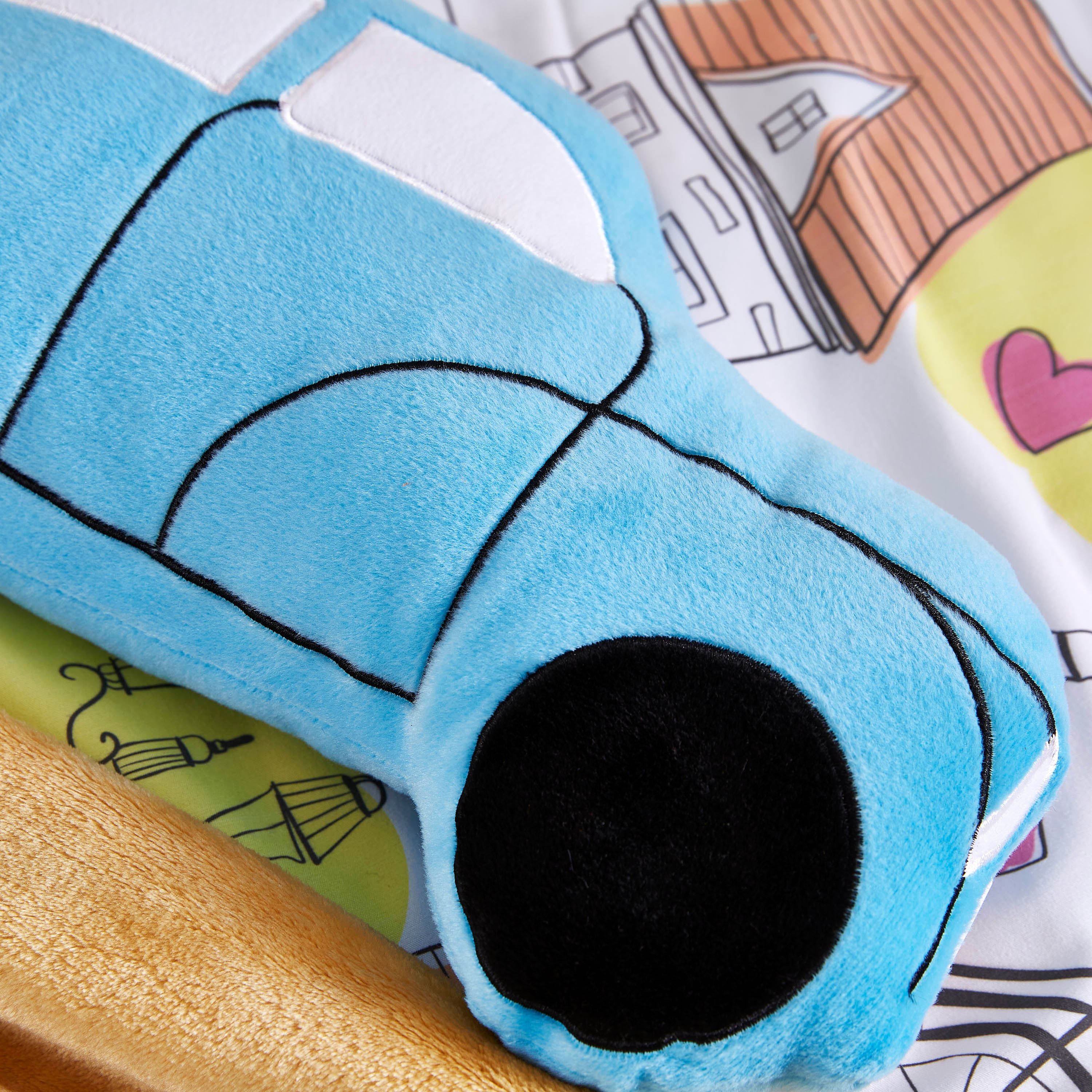 وسادة قطيفة على شكل سيارة من فن- 42x22 سم-hbxhomeware-hbxkidsandyouth-image-2