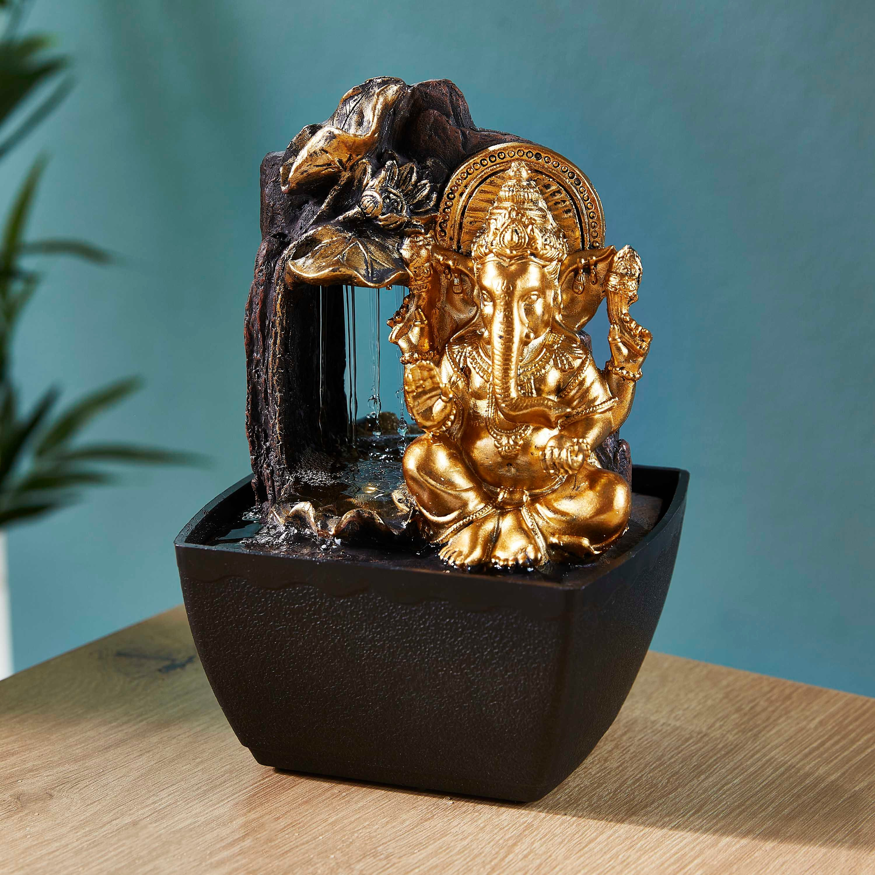 Mini Ganesha Fountain with Yellow Light-PROMO_HB_AE_B1G1_250925-image-2