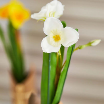 Edenic Decorative Flower with Vase - 23 cms