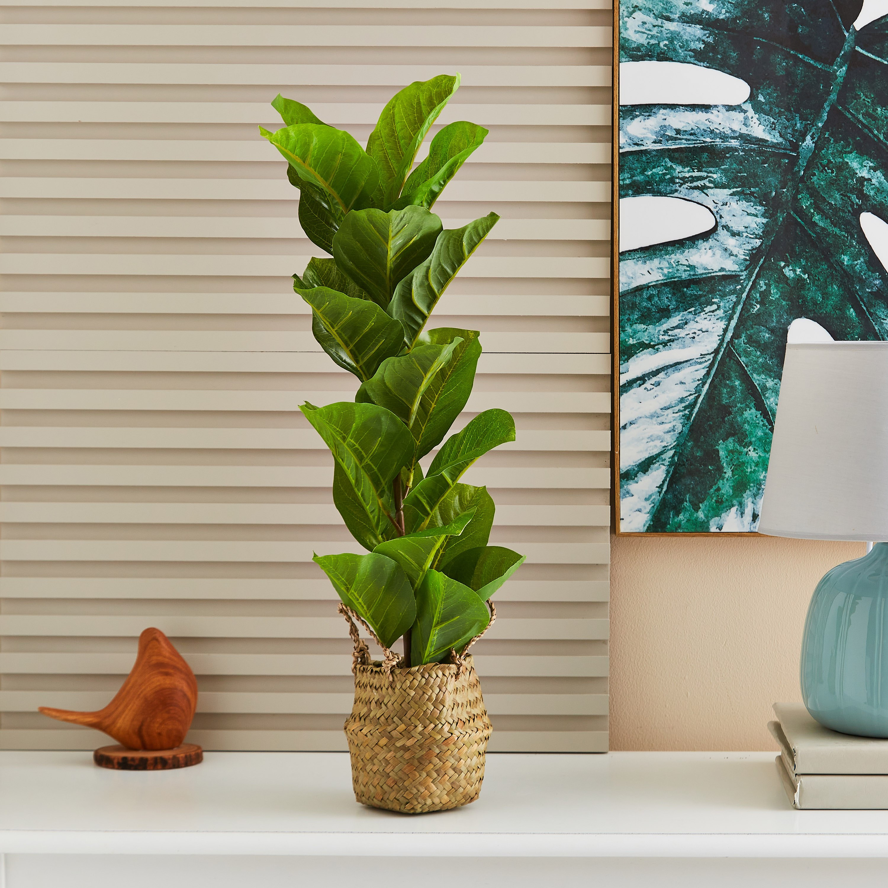 شجرة زينة مع سلة من إيدينك - 66 سم-hbxdecorandfurnishings-homeaccessories-artificialflowersandplants-image-1