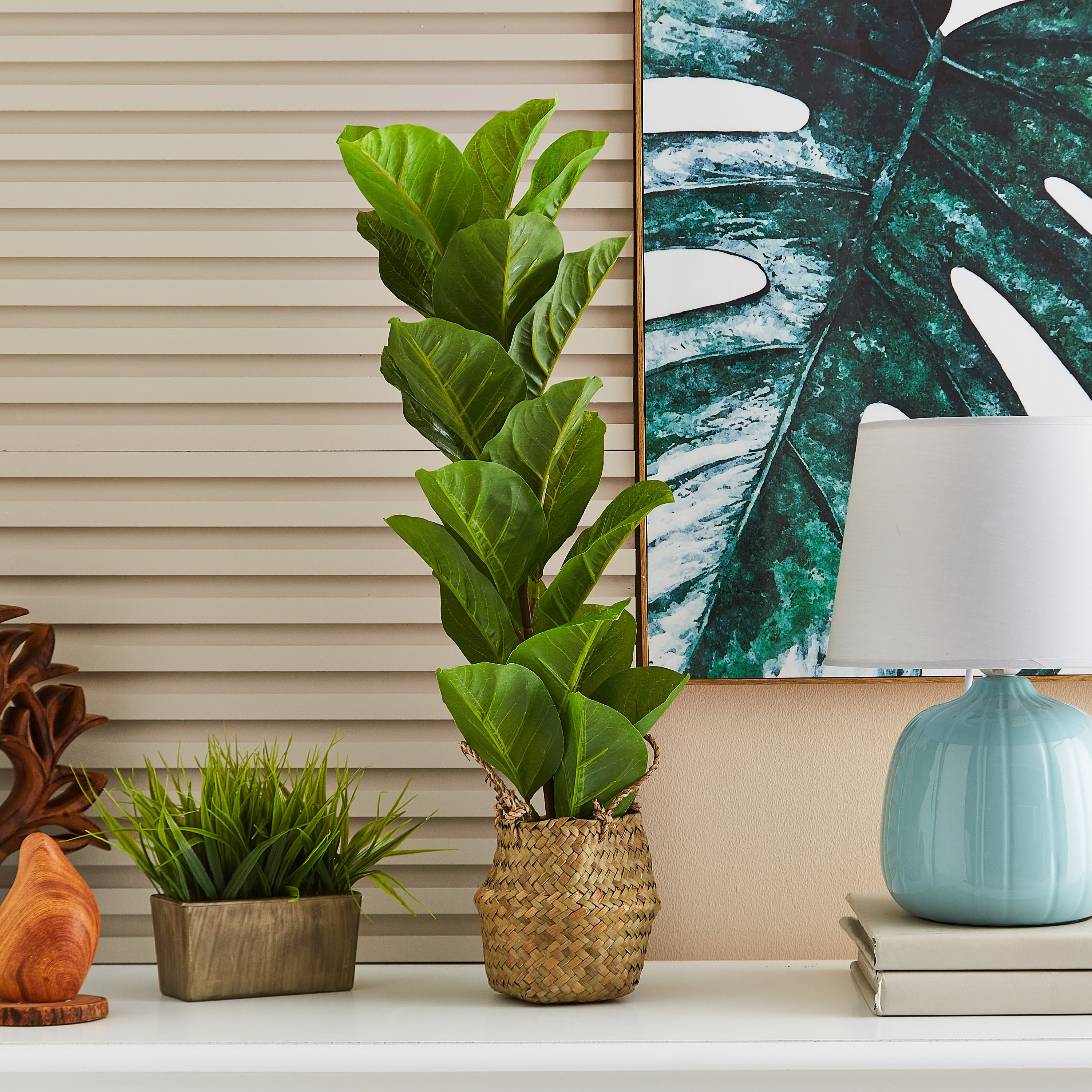 شجرة زينة مع سلة من إيدينك - 66 سم-hbxdecorandfurnishings-homeaccessories-artificialflowersandplants-image-4