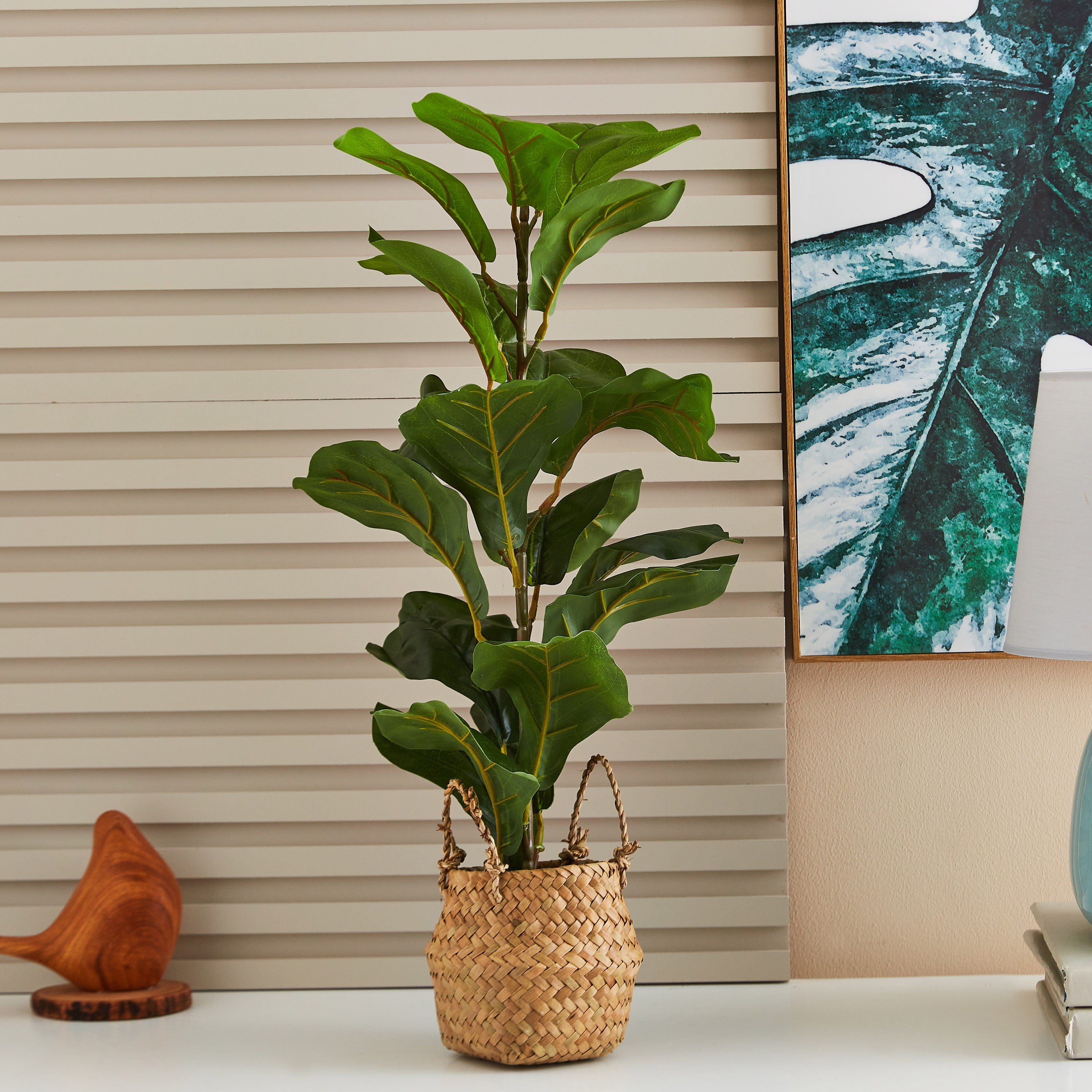 شجرة زينة مع سلة من إيدينك - 66 سم-hbxdecorandfurnishings-homeaccessories-artificialflowersandplants-image-1
