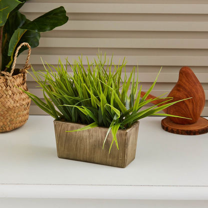 Edenic Decorative Grass with Vase - 20 cms