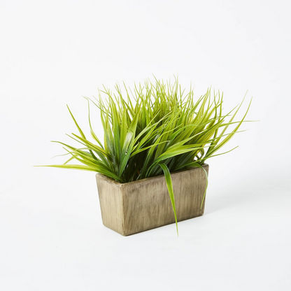 Edenic Decorative Grass with Vase - 20 cms
