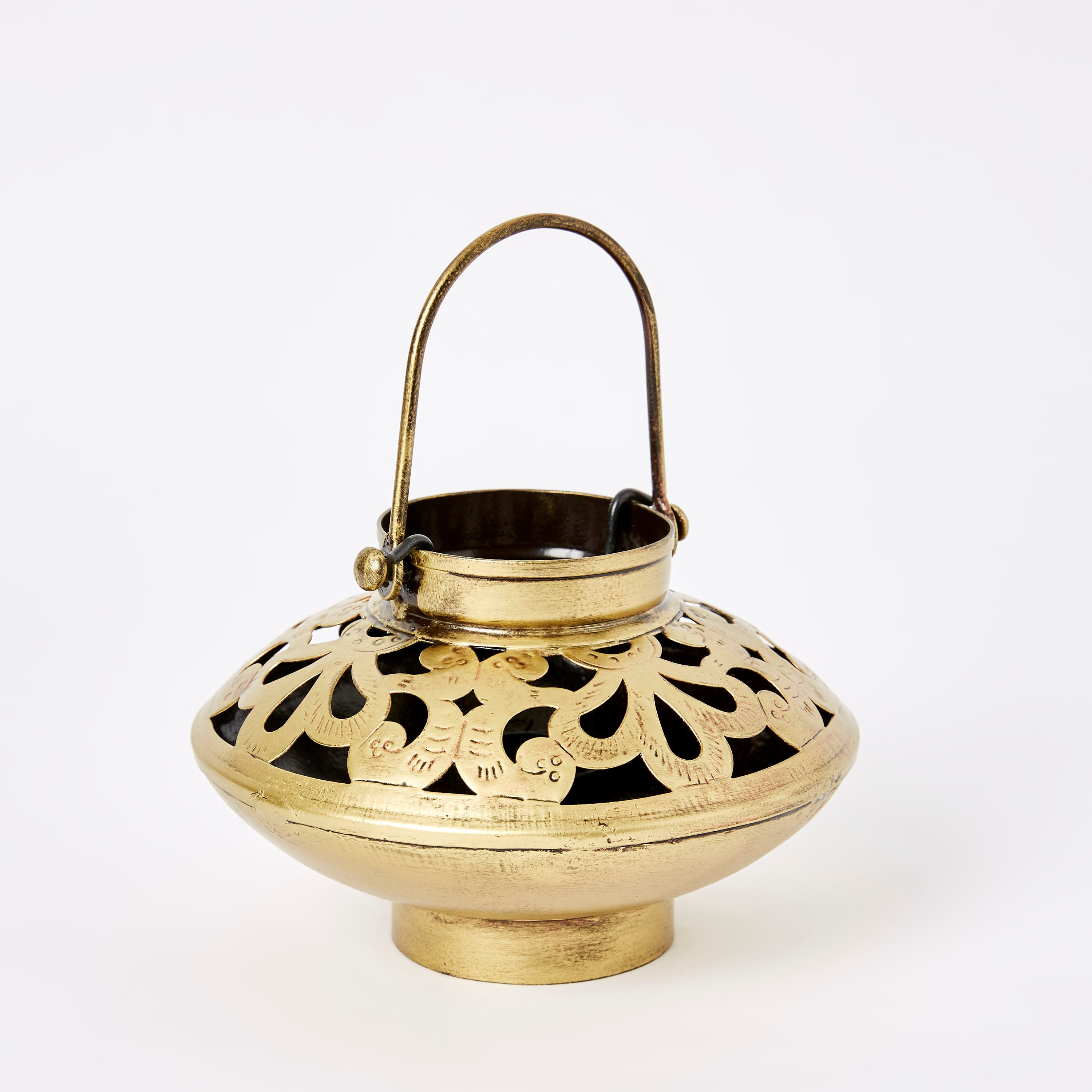 حامل شموع صغيرة معدني ديسك مع مقبض من إيبيزا-hbxlivingroom-decorandaccessories-candleholders-image-6