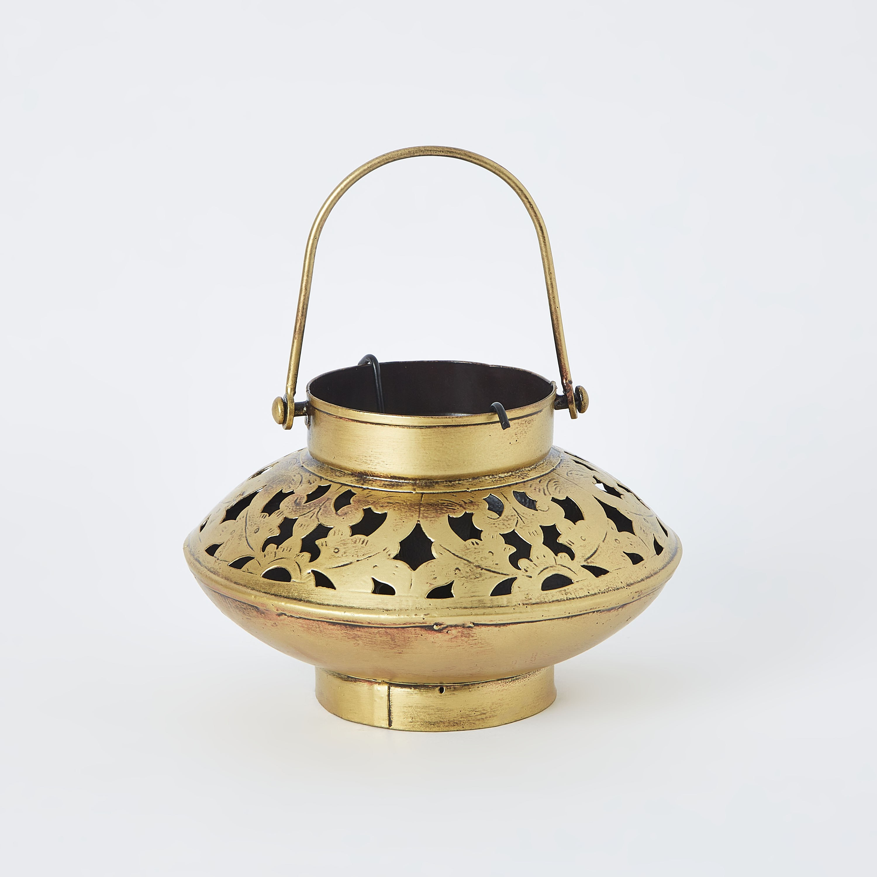 حامل شموع صغيرة معدني ديسك مع مقبض من إيبيزا-hbxlivingroom-decorandaccessories-candleholders-image-6
