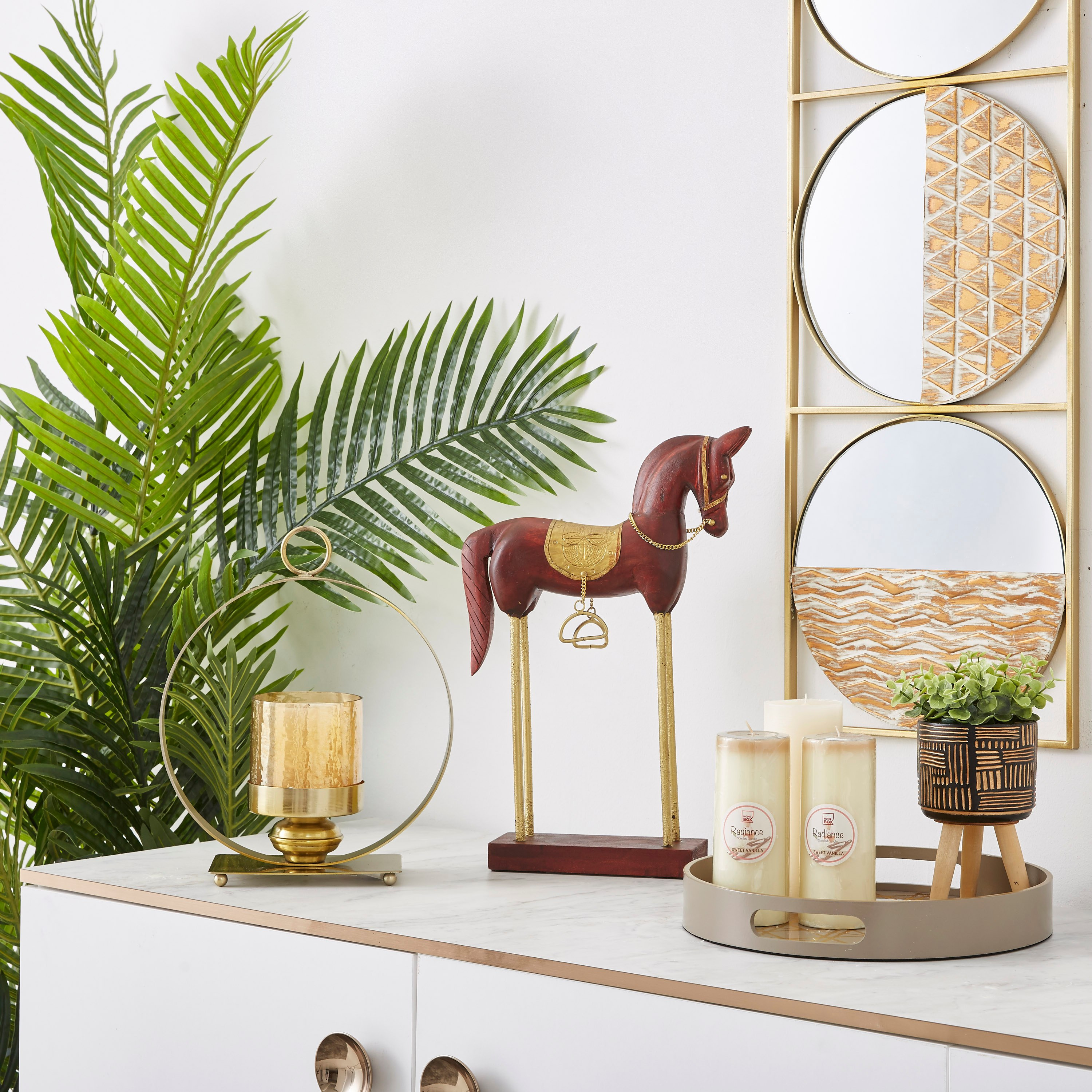 حصان خشبي بزخارف ميتالك من إيبيزا-hbxhomeware-homedecor-figurinesandornaments-image-4