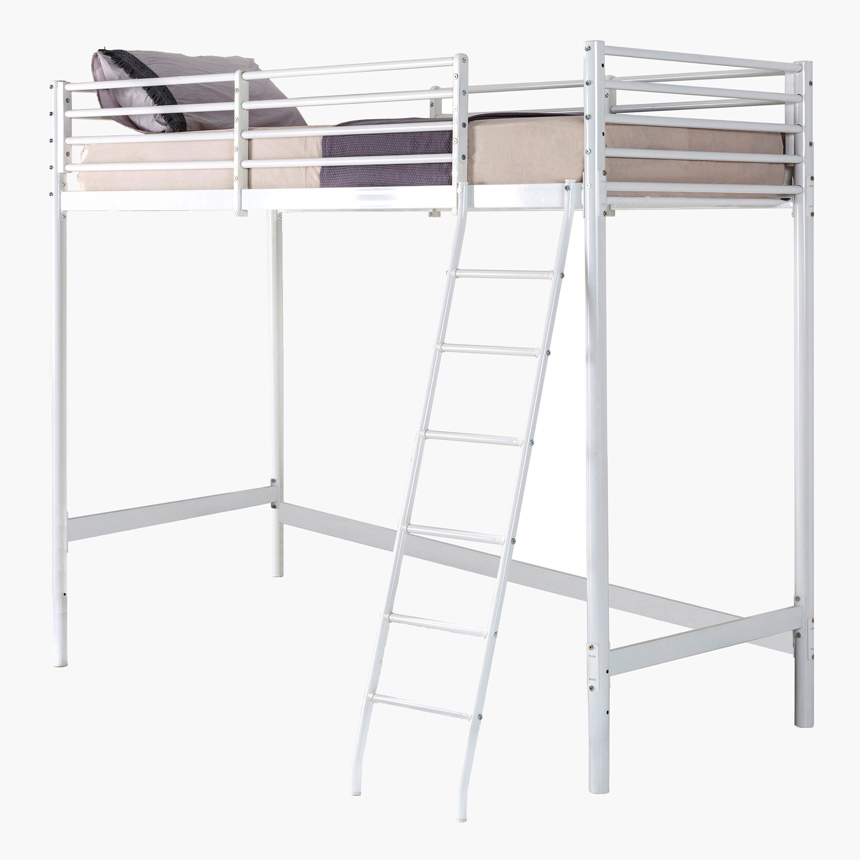 سرير مرتفع معدني فردي من فانيلا جاسبر - 90x200 سم-hbxkidsandyouth-bedsandbedsets-bunkbeds-single-image-3