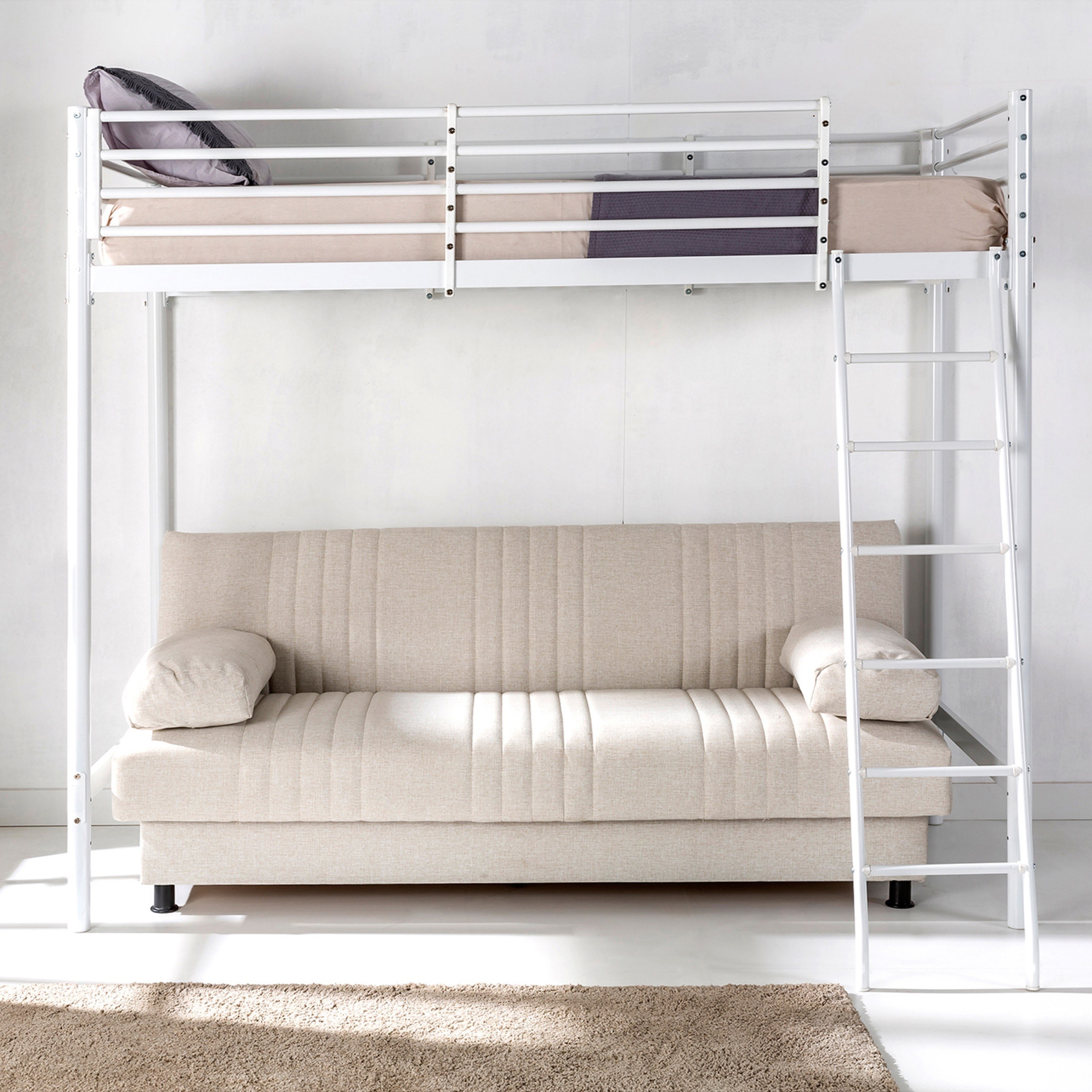 سرير مرتفع معدني فردي من فانيلا جاسبر - 90x200 سم-hbxkidsandyouth-bedsandbedsets-bunkbeds-single-image-8
