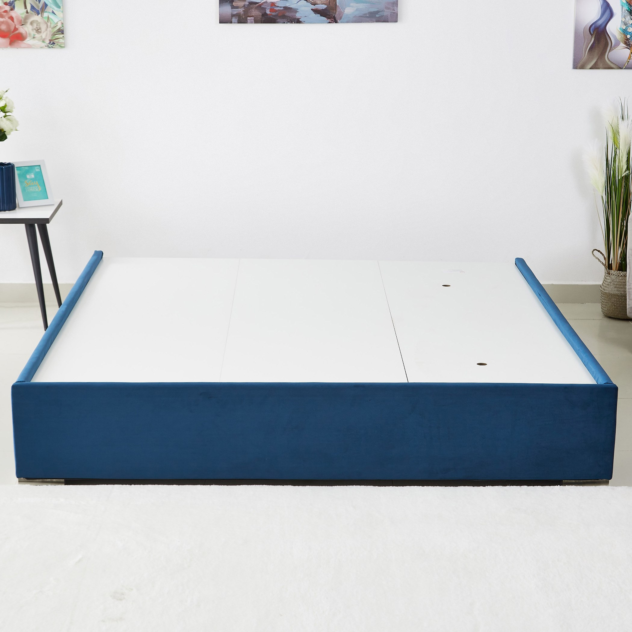 Taylor Upholstered King Bed Base - 180x200 cm-hbxfurniture-bedsandbedsets-beds-image-1